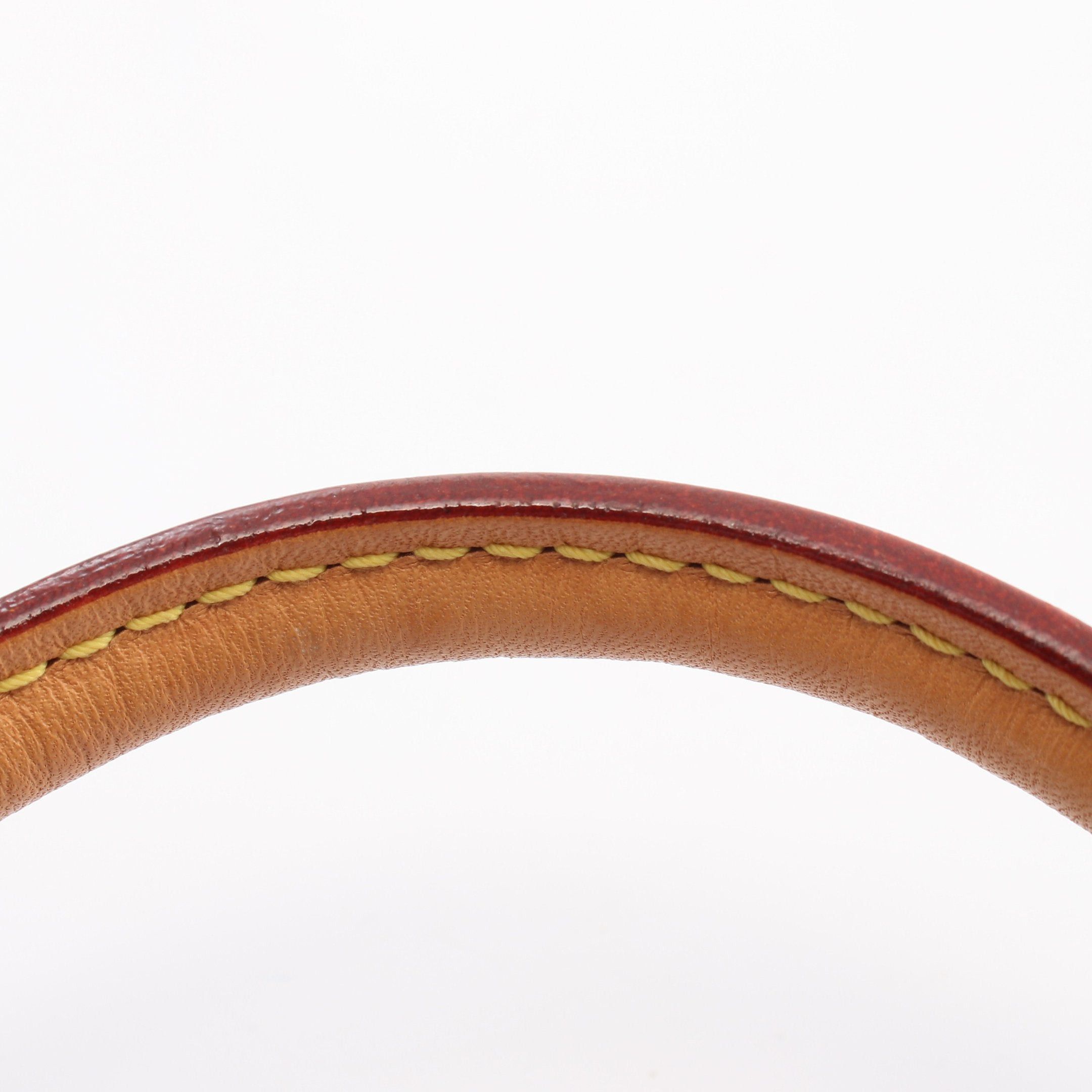 Louis Vuitton Louis Vuitton Marignan Monogram Coquelicot Handbag Leather Brown Red Size ONE SIZE - 7 Thumbnail