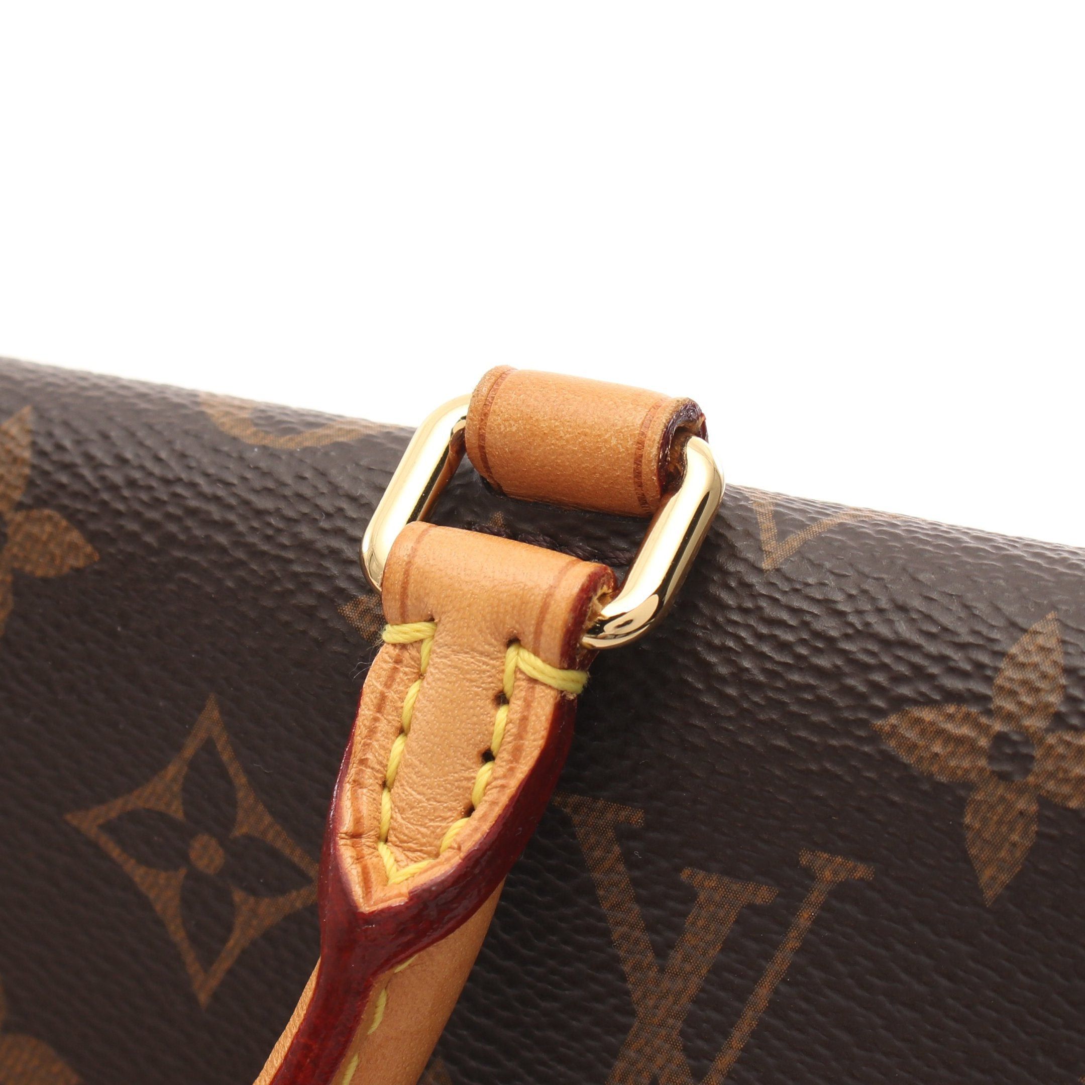 Louis Vuitton Louis Vuitton Marignan Monogram Coquelicot Handbag Leather Brown Red Size ONE SIZE - 13 Thumbnail
