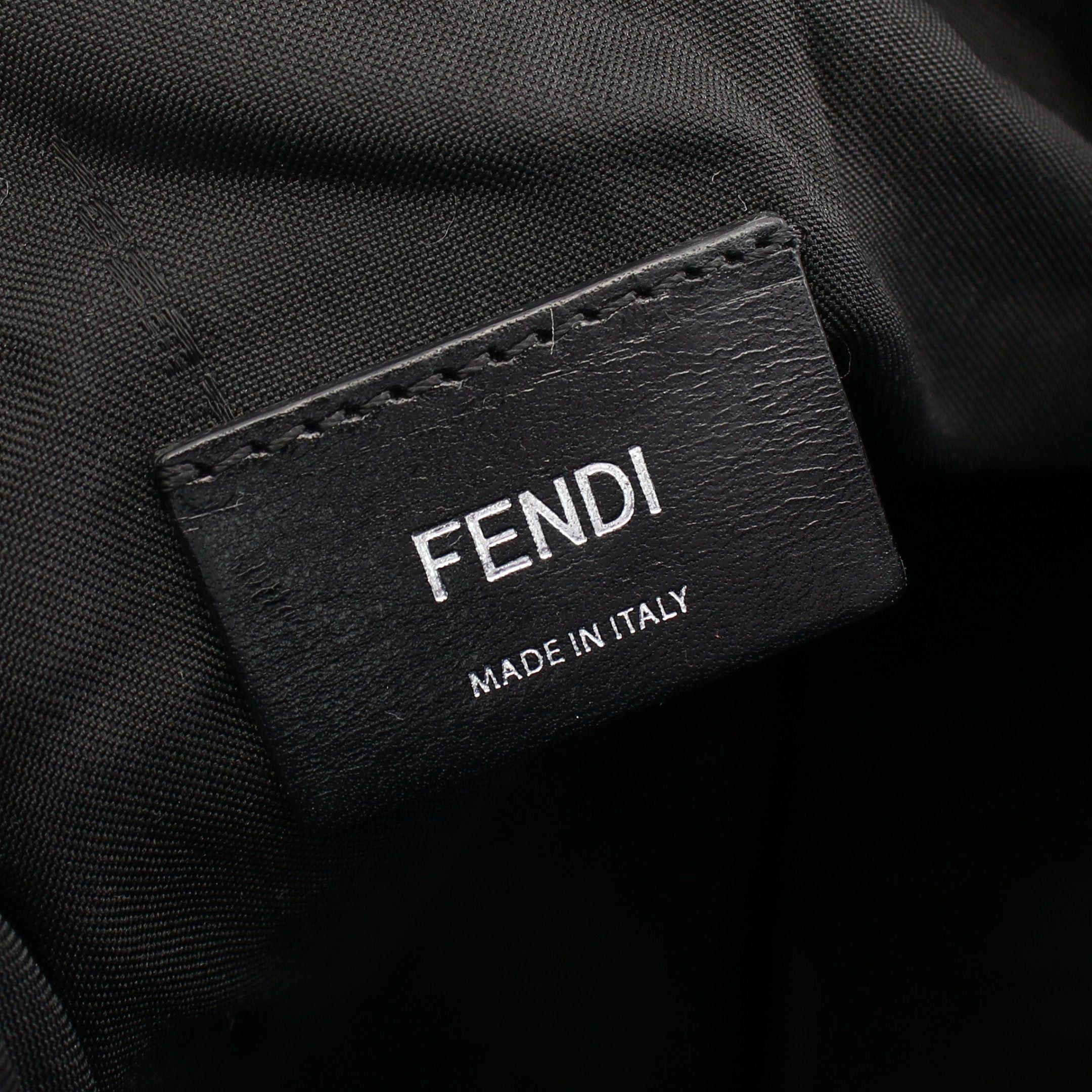 Fendi Fendi Backpack Rucksack Logo Nylon Leather Blue Size ONE SIZE - 4 Thumbnail