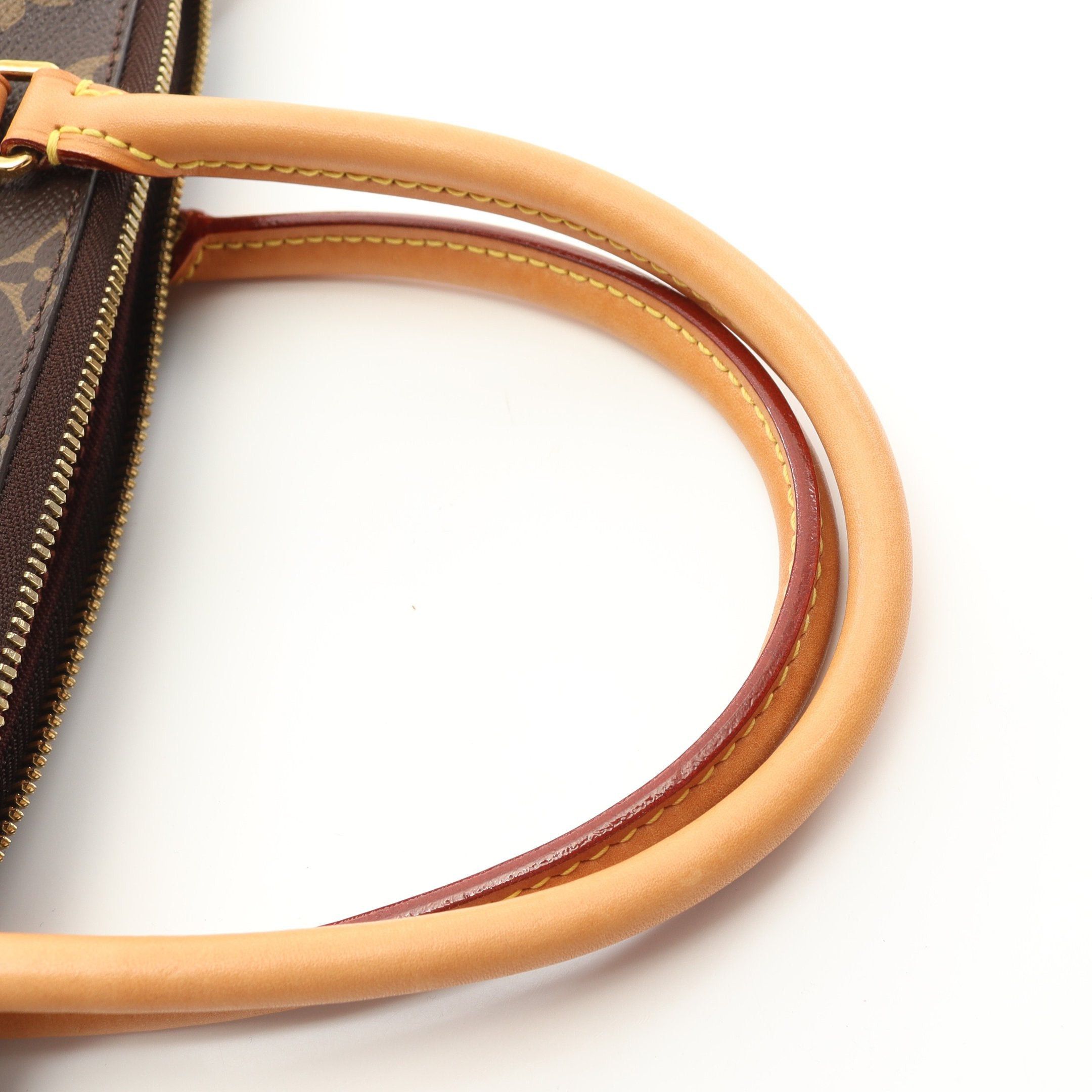 Louis Vuitton Louis Vuitton Turen Mm Monogram Handbag Leather Brown Size ONE SIZE - 8 Thumbnail