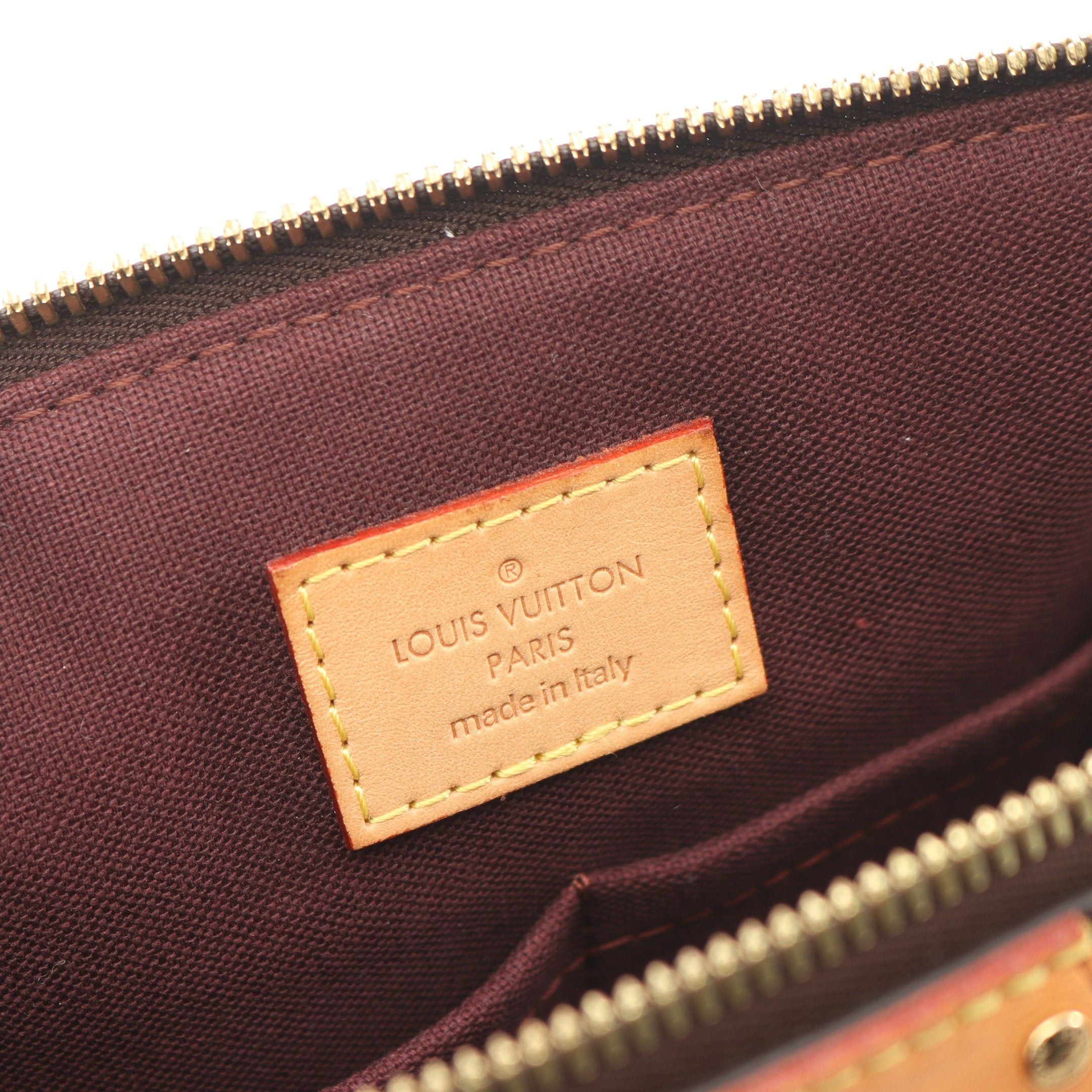 Louis Vuitton Louis Vuitton Turen Mm Monogram Handbag Leather Brown Size ONE SIZE - 4 Thumbnail