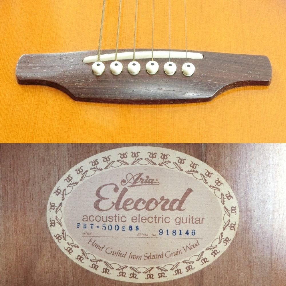 Other Other Aria Electro-Acoustic Guitar FET-500 Sunburst Used FET-500 Size ONE SIZE - 7 Thumbnail