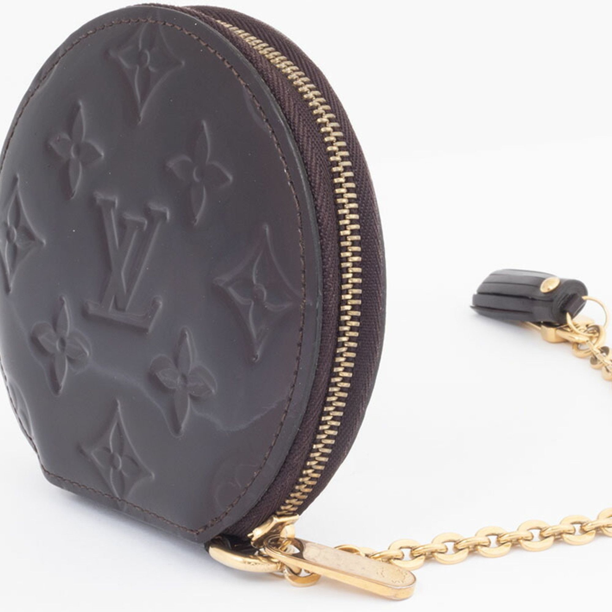 Louis Vuitton Louis Vuitton Portemonnay Ecreuil Coin Case Purse Amaranth M91386 Women's Monogram Vernis LOUIS VUITTON Size ONE SIZE - 2 Thumbnail