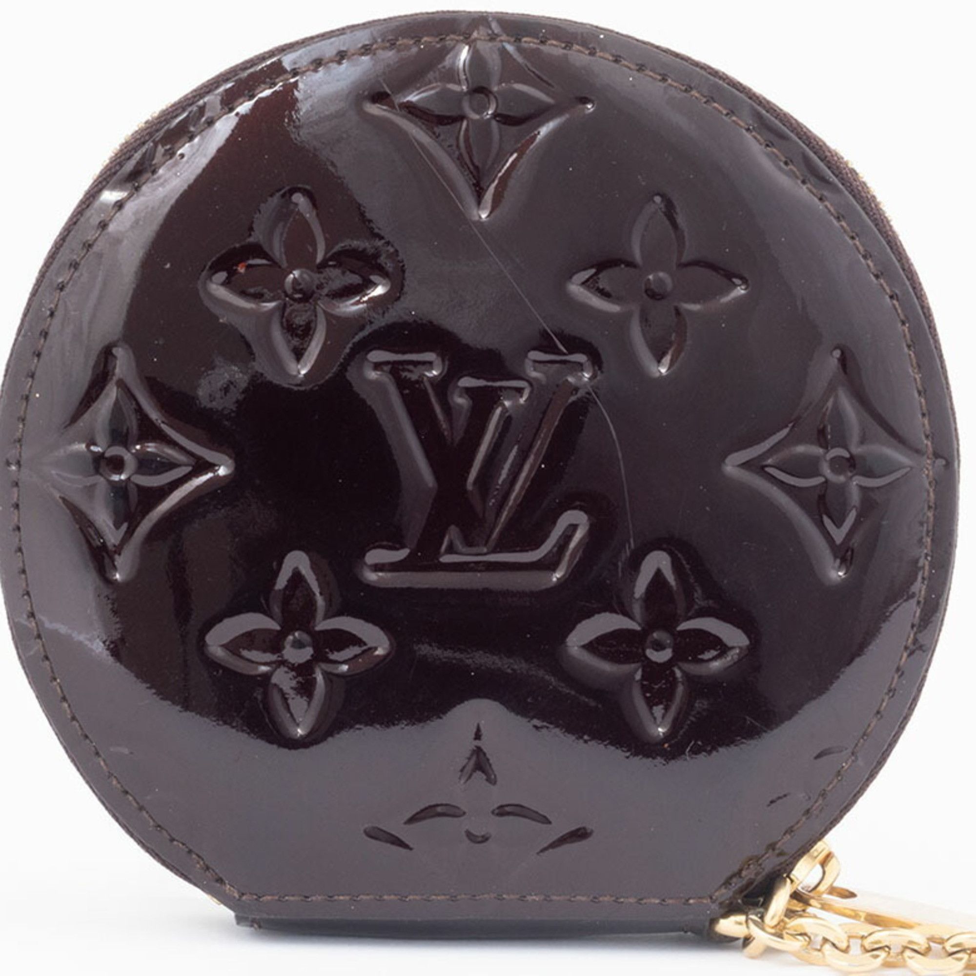 Louis Vuitton Louis Vuitton Portemonnay Ecreuil Coin Case Purse Amaranth M91386 Women's Monogram Vernis LOUIS VUITTON Size ONE SIZE - 11 Thumbnail