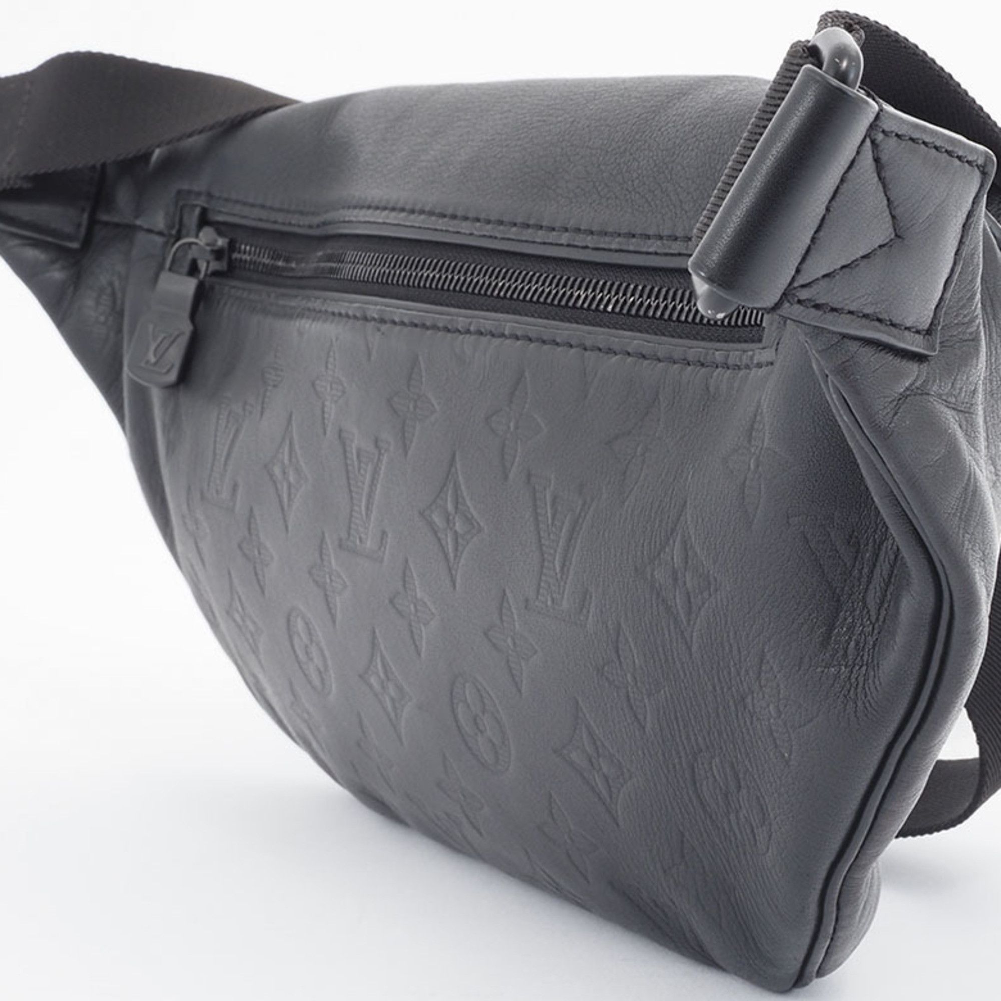 Louis Vuitton Louis Vuitton Discovery Bum Bag PM Body Black M46036 Men's Monogram Shadow Leather LOUIS VUITTON Size ONE SIZE - 2 Thumbnail