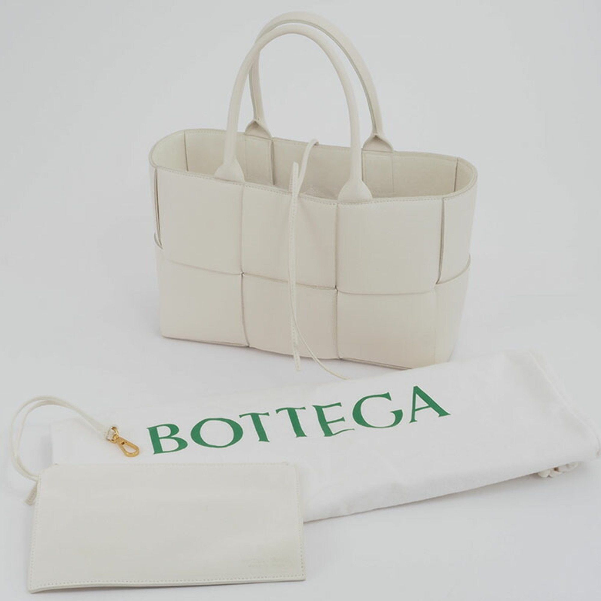 Bottega Veneta Small Arco Tote Bag Handbag White 652867VCP119009 Women's Calfskin BOTTEGA VENETA