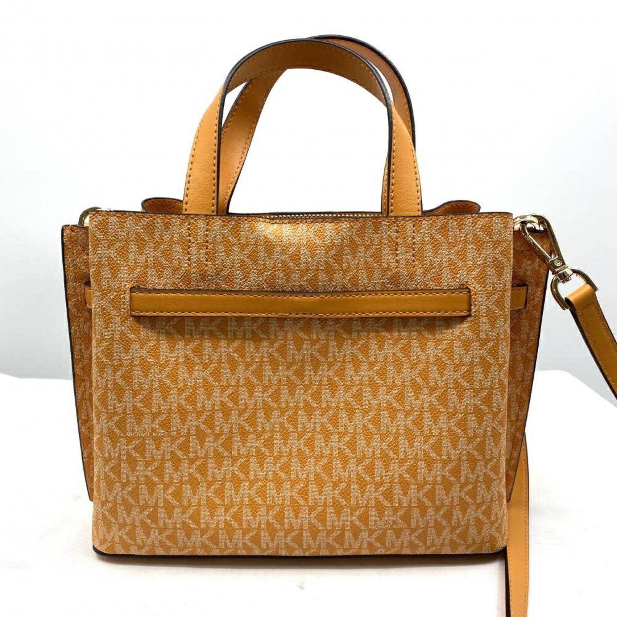 Michael Kors MICHAEL KORS Emilia 2Way Small Satchel Orange 35H0GU5S1B Bag Michael Kors Size ONE SIZE - 2 Thumbnail
