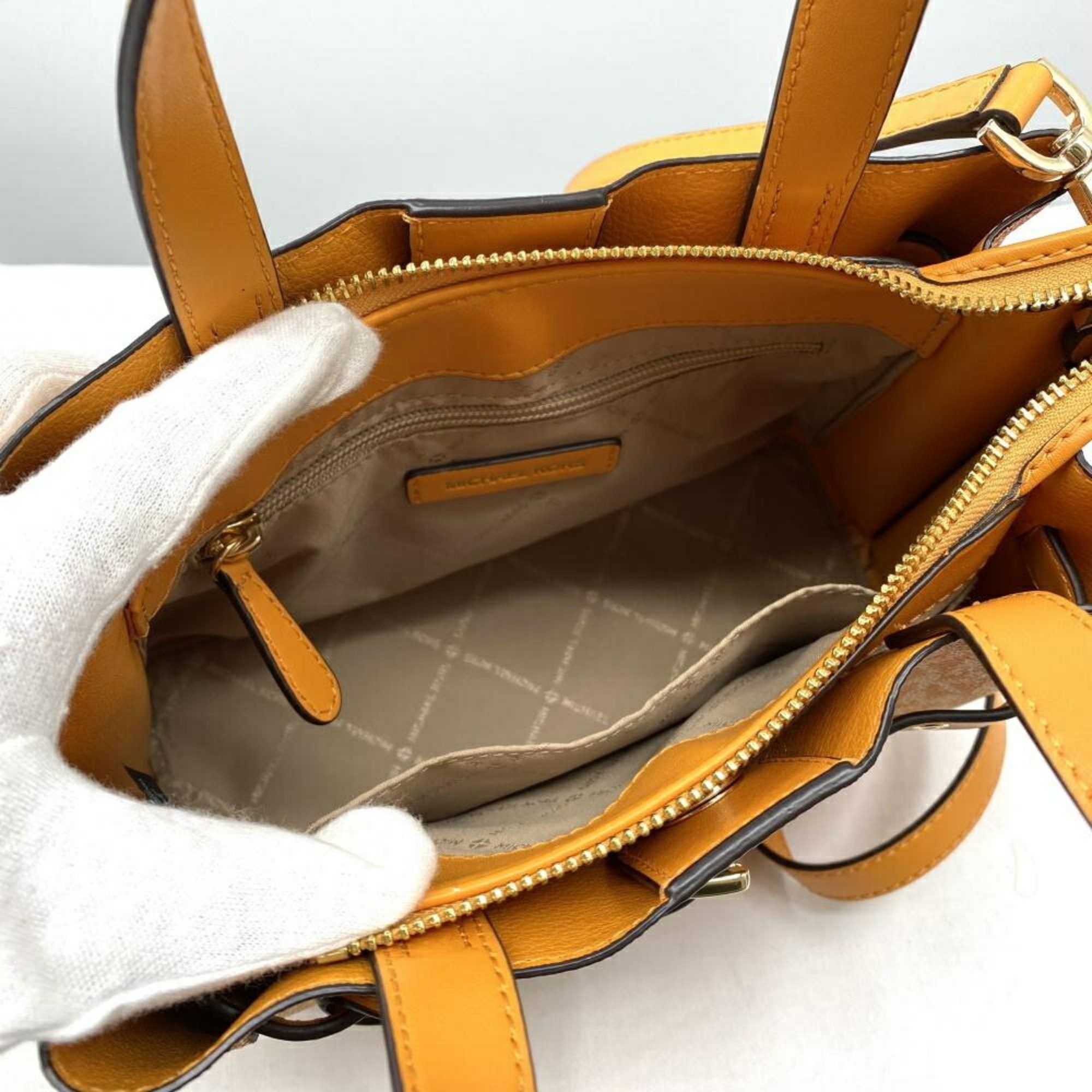 Michael Kors MICHAEL KORS Emilia 2Way Small Satchel Orange 35H0GU5S1B Bag Michael Kors Size ONE SIZE - 5 Thumbnail