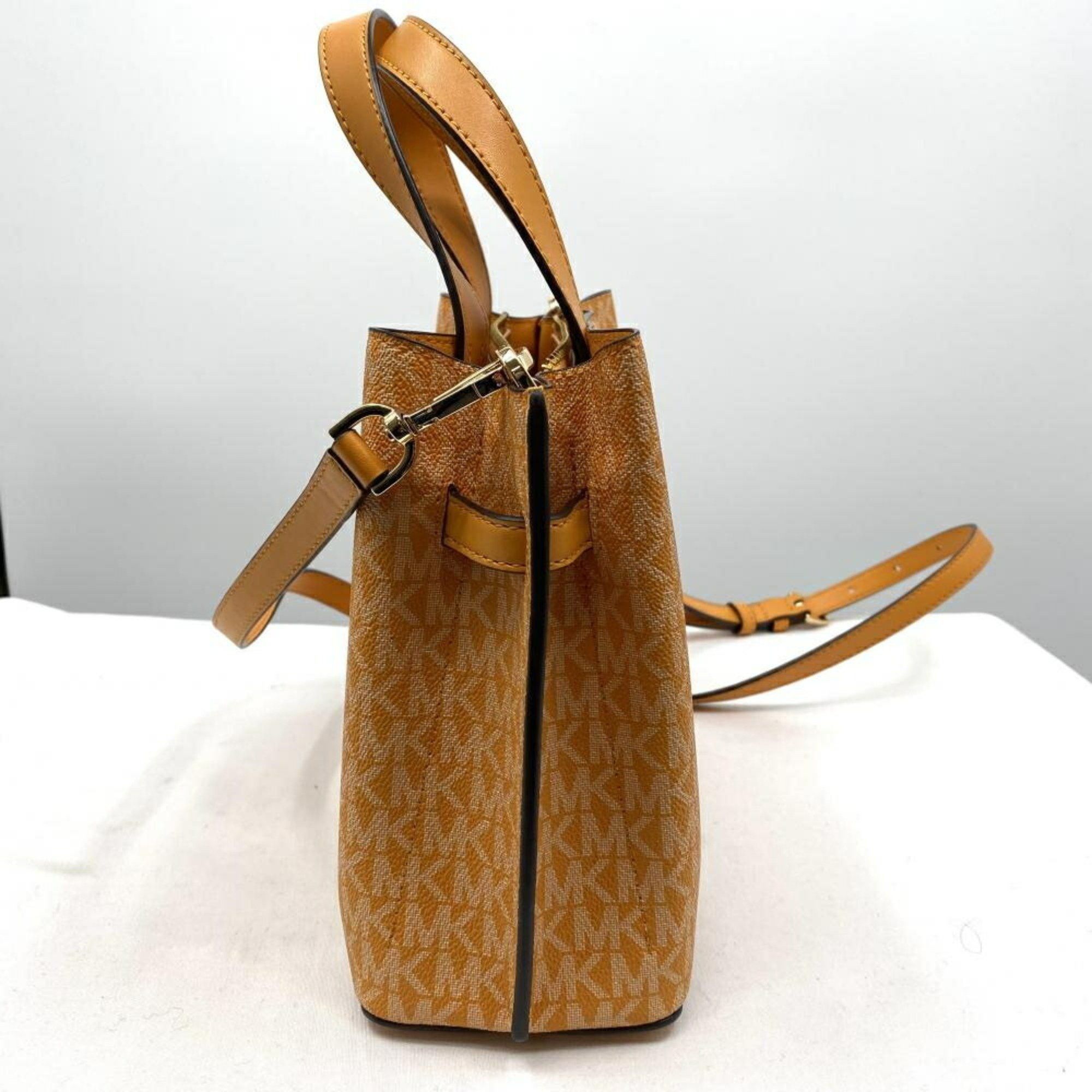 Michael Kors MICHAEL KORS Emilia 2Way Small Satchel Orange 35H0GU5S1B Bag Michael Kors Size ONE SIZE - 3 Thumbnail