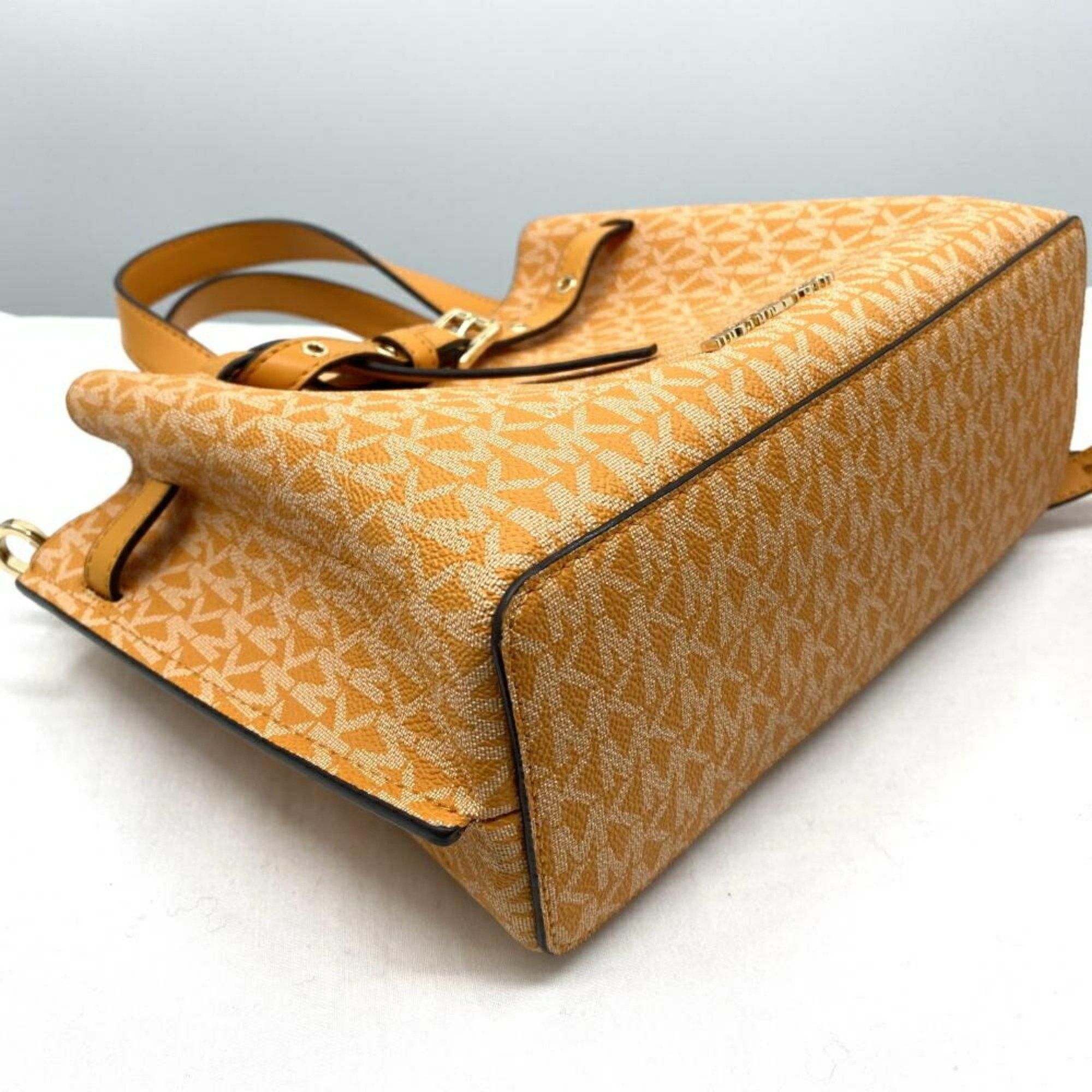 Michael Kors MICHAEL KORS Emilia 2Way Small Satchel Orange 35H0GU5S1B Bag Michael Kors Size ONE SIZE - 4 Thumbnail