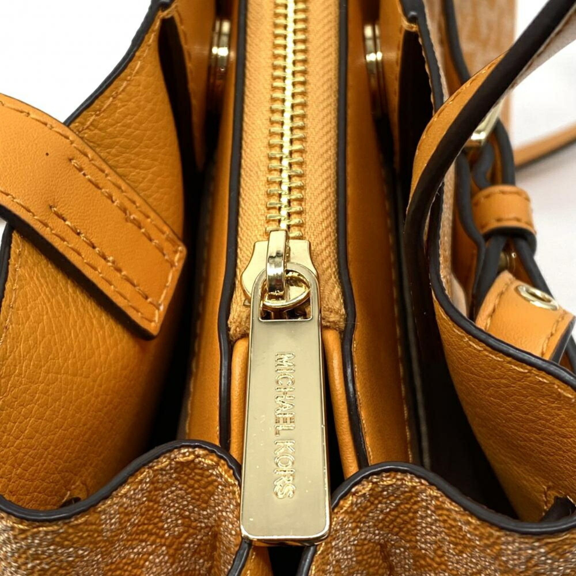 Michael Kors MICHAEL KORS Emilia 2Way Small Satchel Orange 35H0GU5S1B Bag Michael Kors Size ONE SIZE - 6 Thumbnail