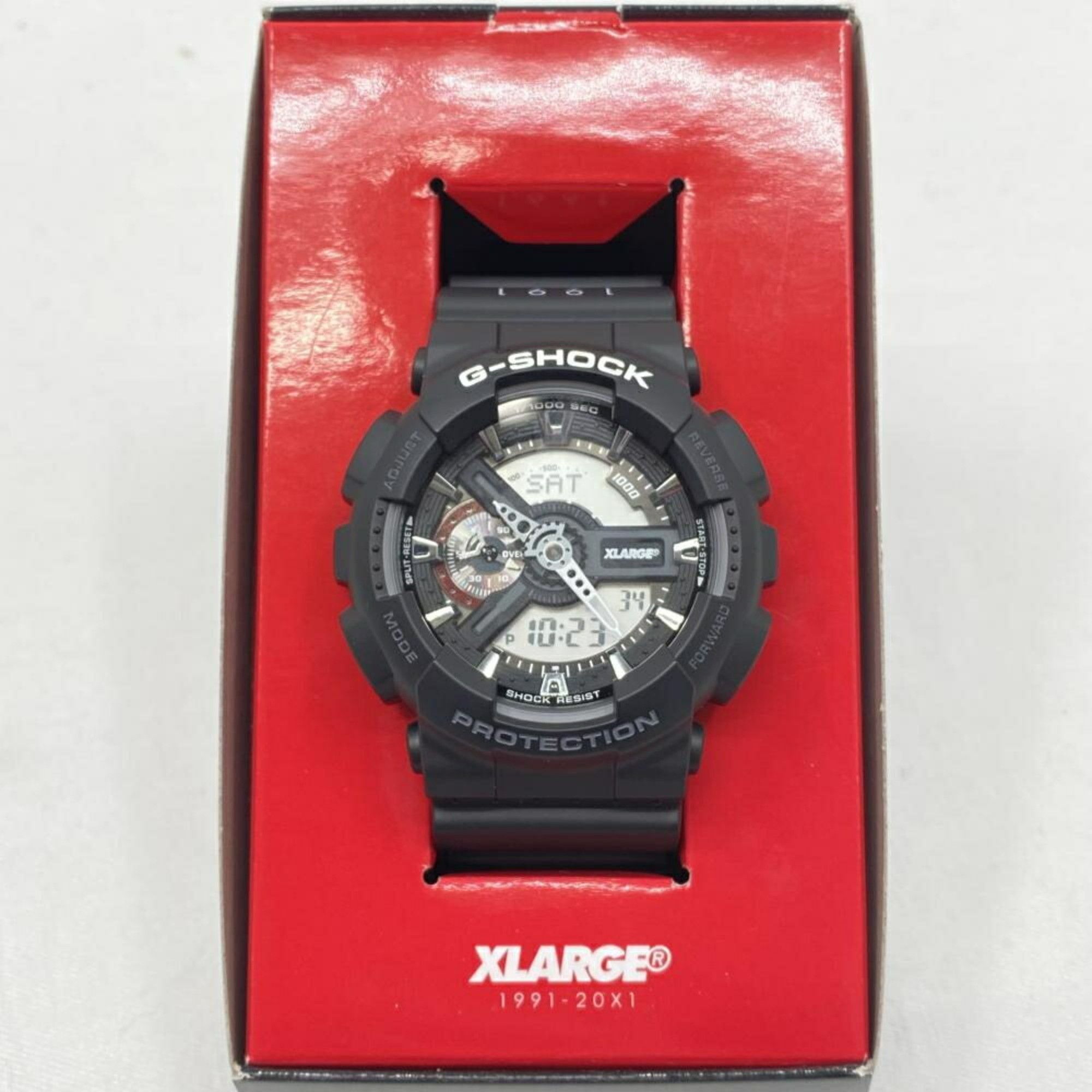 Casio Casio G-SHOCK x X-LARGE GA-110 20th Anniversary G-Shock Extra Large Black Size ONE SIZE - 9 Thumbnail