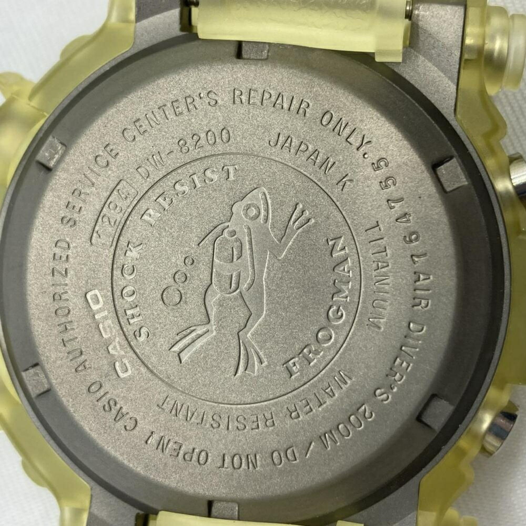 Casio Casio G-SHOCK FROGMAN DW-8200WC-7A Frogman See-through Frog Size ONE SIZE - 4 Thumbnail