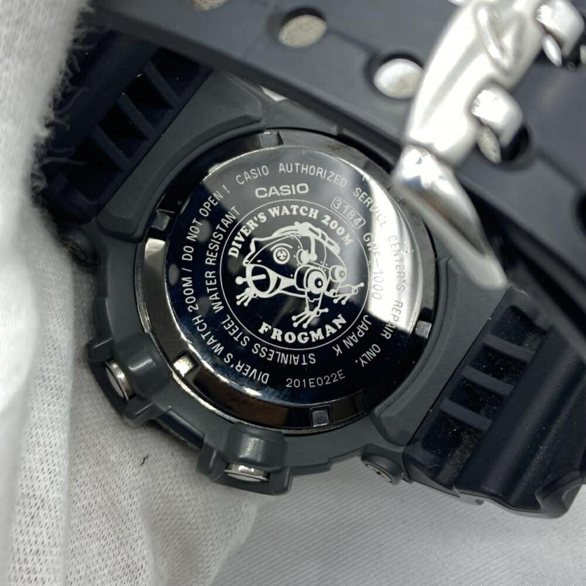 Casio Casio G-SHOCK MASTER OF G FROGMAN GWF-1000-1JF Size ONE SIZE - 5 Thumbnail