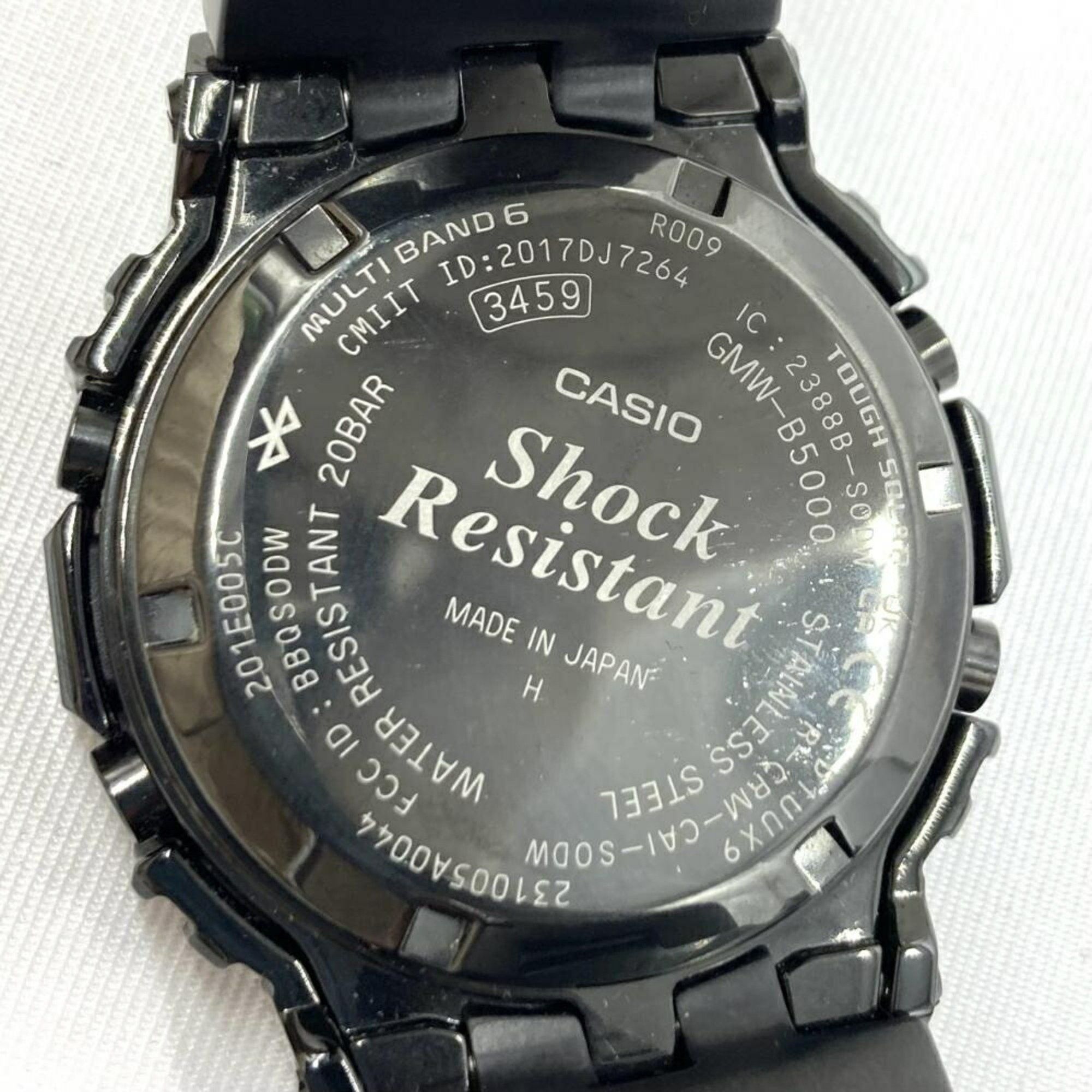 Casio CASIO G-SHOCK GMW-B5000GD-1JF Casio G-Shock Black Radio Solar Mobile Link Full Metal Size ONE SIZE - 4 Thumbnail