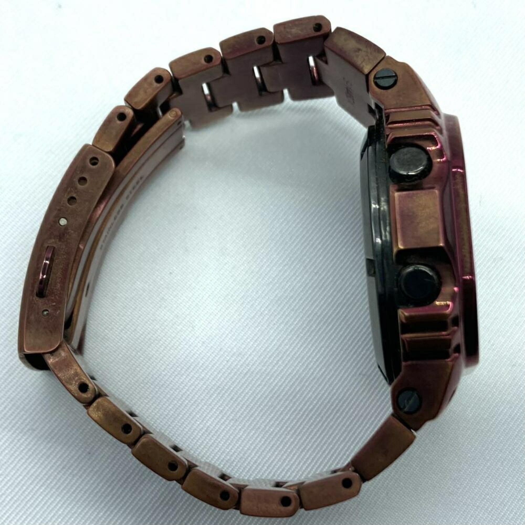 Casio CASIO G-SHOCK GMW-B5000RD-4JF Casio G-Shock Full Metal Radio Solar Mobile Link Red Size ONE SIZE - 3 Thumbnail