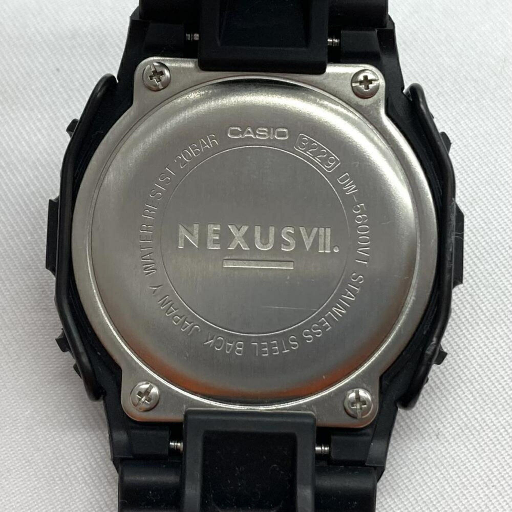 Casio CASIO G-SHOCK×NEXUS VII DW-5600VT Casio G-Shock Nexus Seven Black Size ONE SIZE - 5 Thumbnail