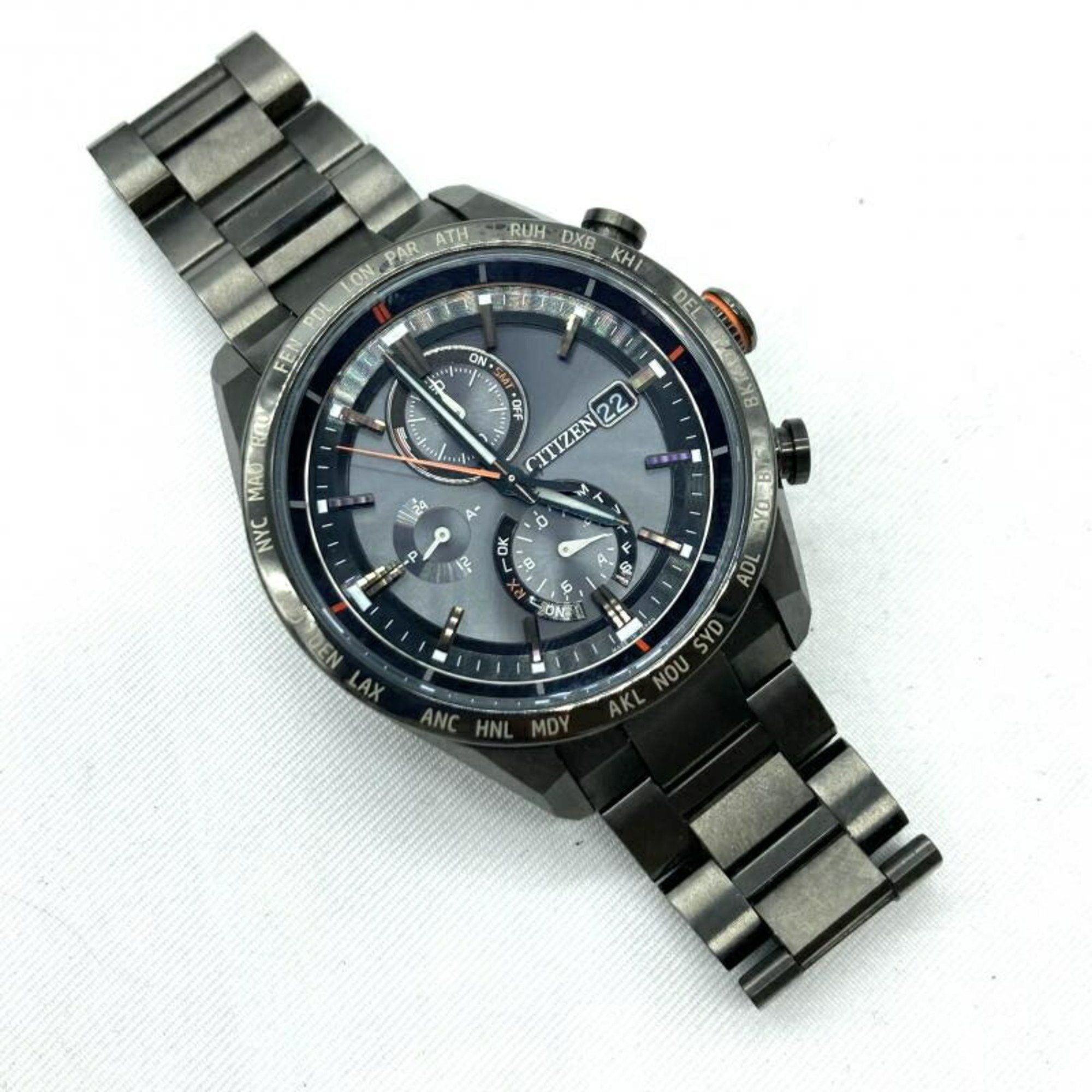 Citizen CITIZEN H800-T025871 AT8185-62E Citizen Black Attesa Eco-Drive Radio Solar Size ONE SIZE - 2 Thumbnail