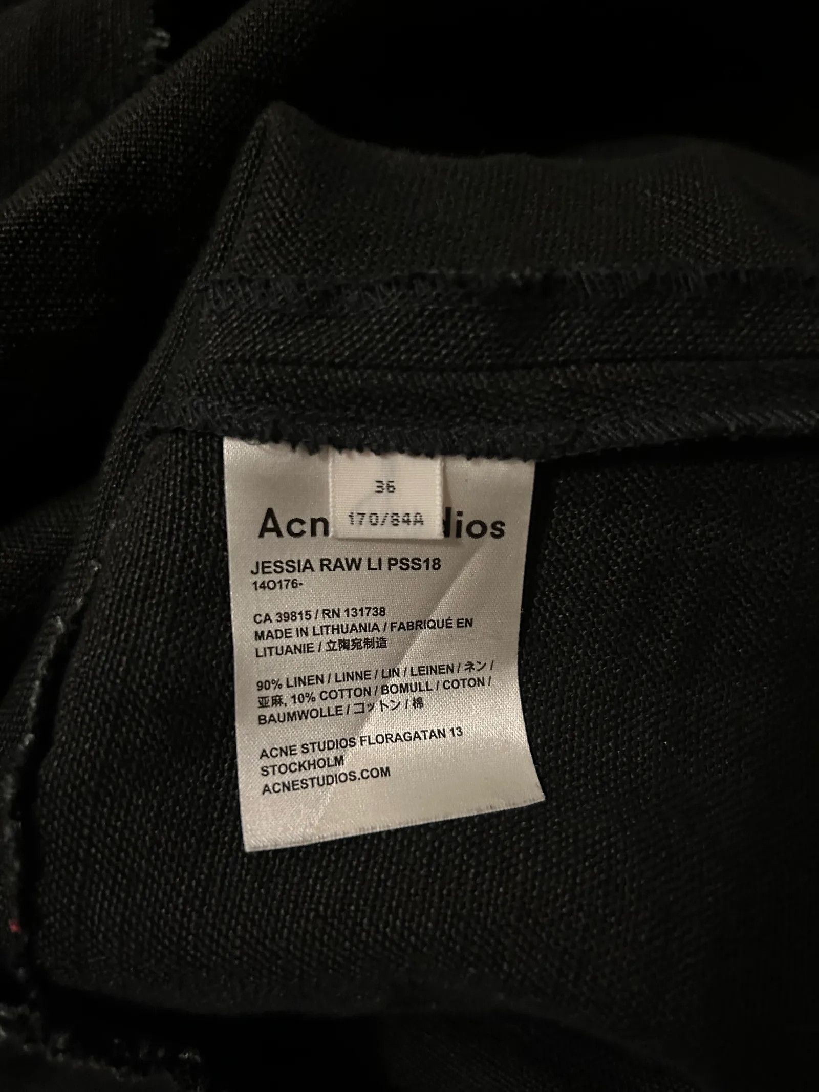 Acne Studios Acne Studios Jessia Raw Dress Size XS / US 0-2 / IT 36-38 - 4 Thumbnail