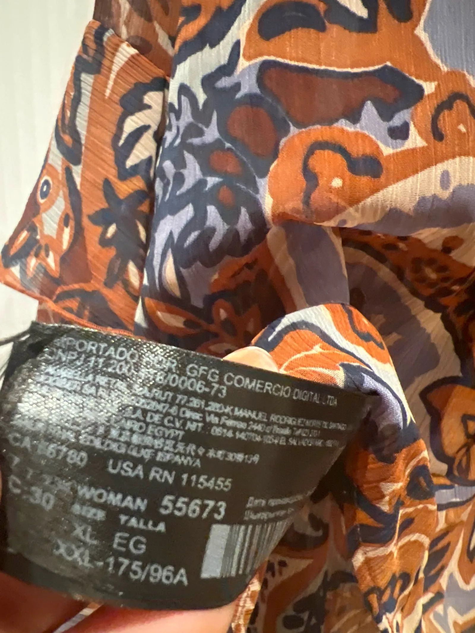 Mango MNG MNG Italian Fabric Blouse Size XL / US 12-14 / IT 48-50 - 4 Thumbnail