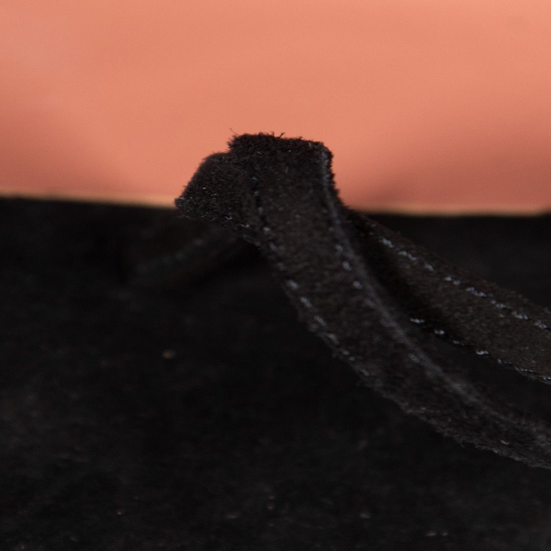 Amina Muaddi Black Zula 95 Suede Thong Sandals Size US 7 / IT 37 - 5 Thumbnail