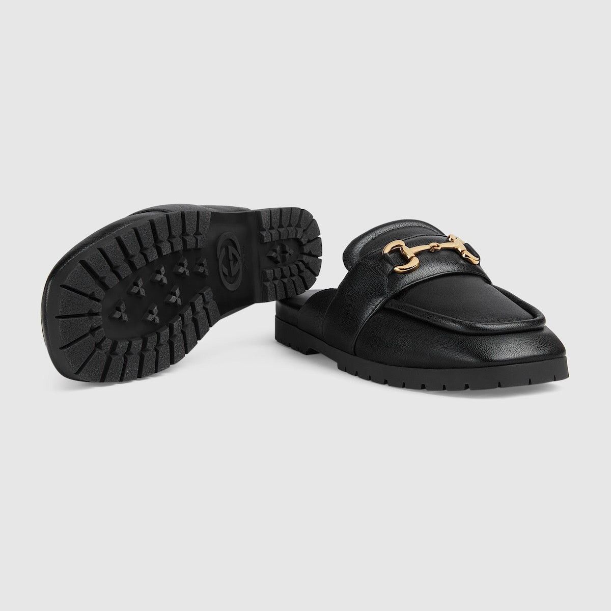Gucci Horsebit Leather Mules SIZE 11