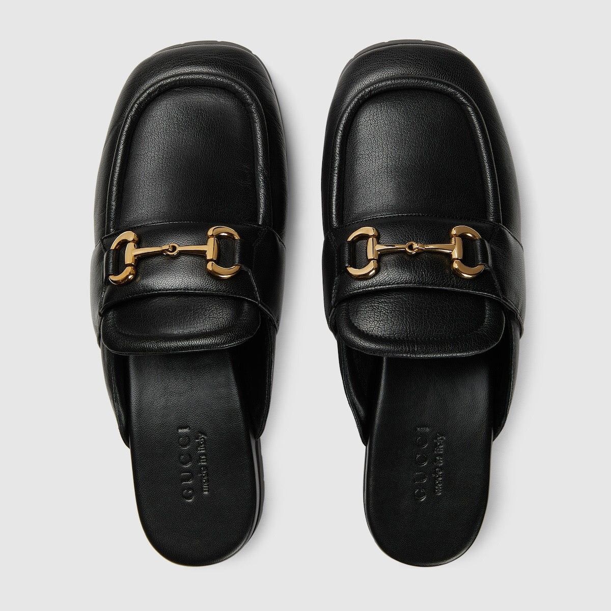 Gucci Horsebit Leather Mules SIZE 11