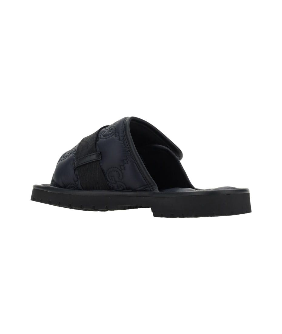 Gucci Gucci GG Buckle Nylon Slide Sandals SIZE 9 Size ONE SIZE - 3 Thumbnail