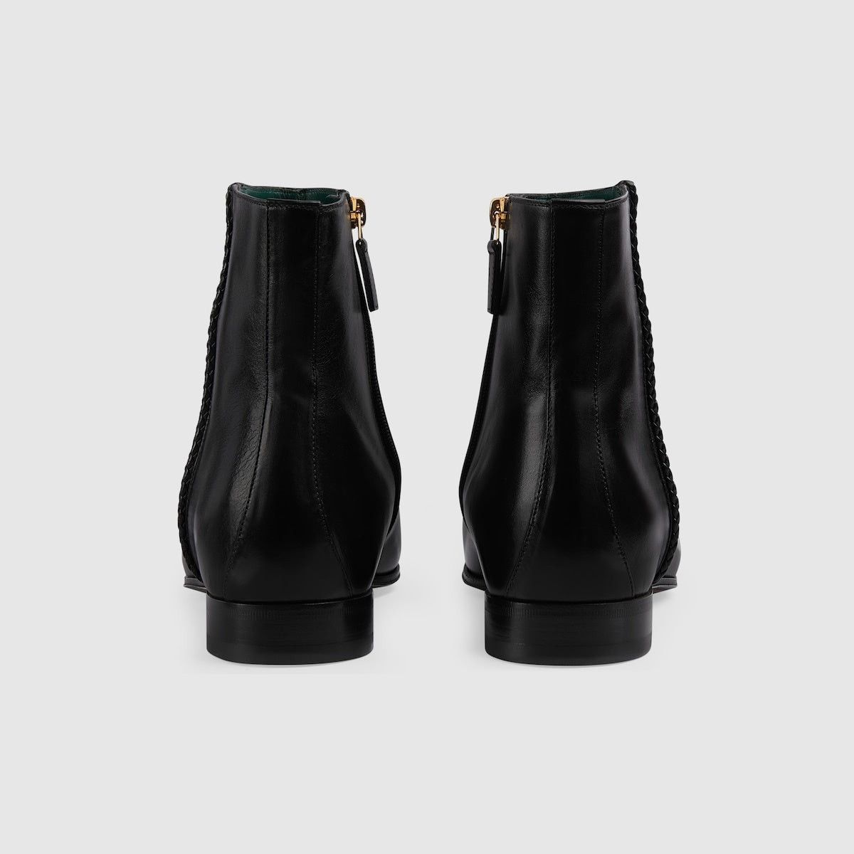 Gucci Horsebit Leather Ankle Boots SIZE 10.5