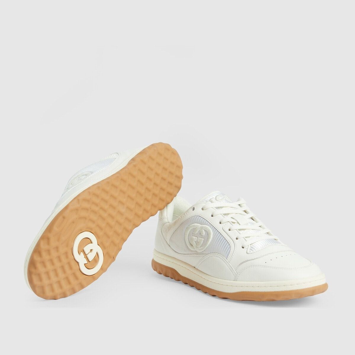 Gucci Gucci MAC80 Leather Sneakers SIZE 5 Size ONE SIZE - 3 Thumbnail