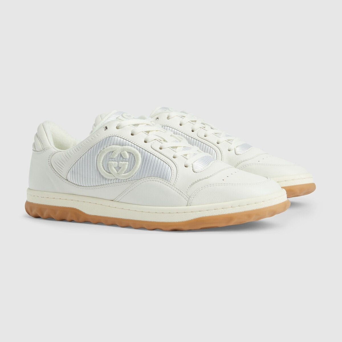 Gucci Gucci MAC80 Leather Sneakers SIZE 6.5 Size ONE SIZE - 2 Thumbnail