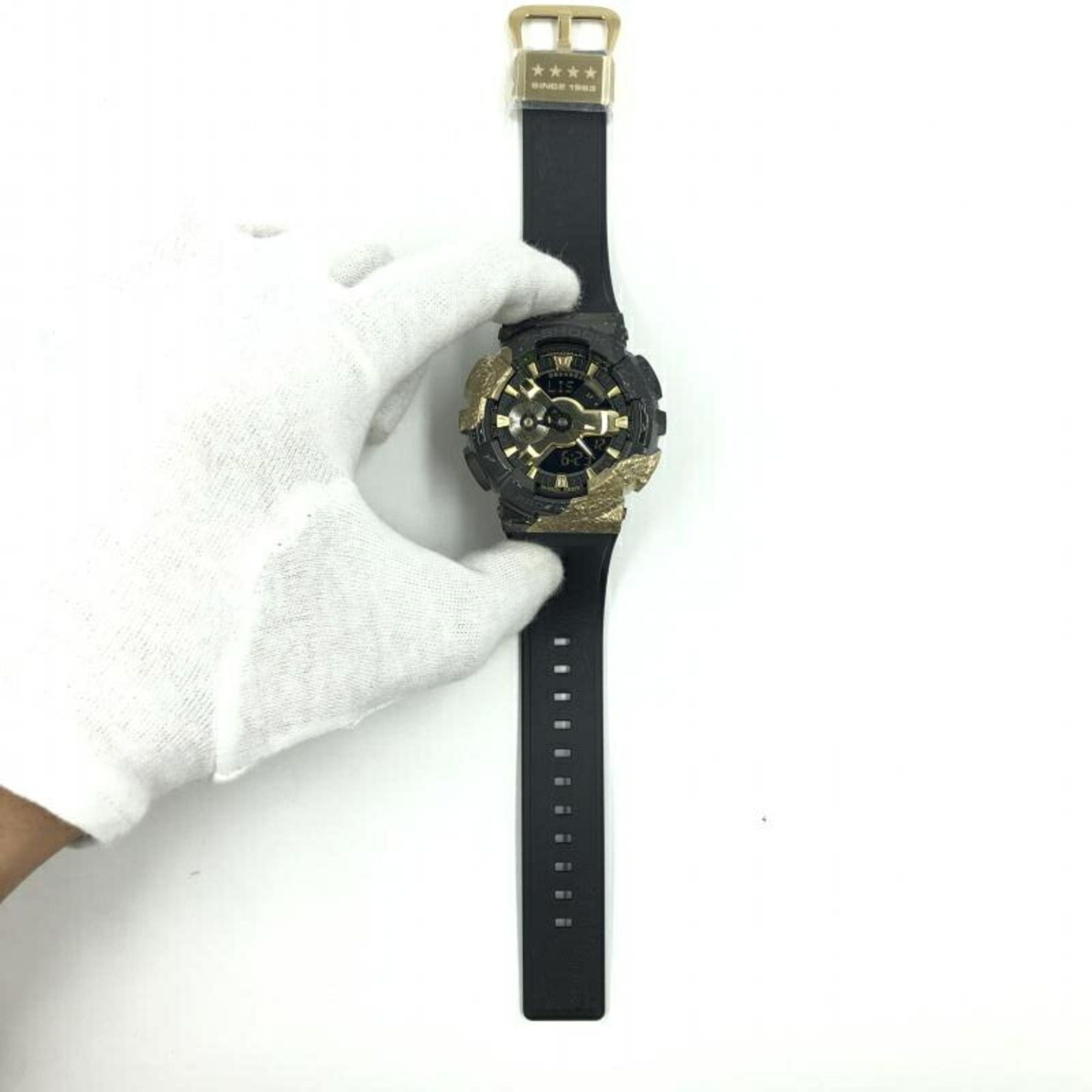 Casio Casio G-SHOCK GM-114GEM 40th Anniversary Model Quartz No Radio Reception G-Shock Black x Gold Size ONE SIZE - 5 Thumbnail