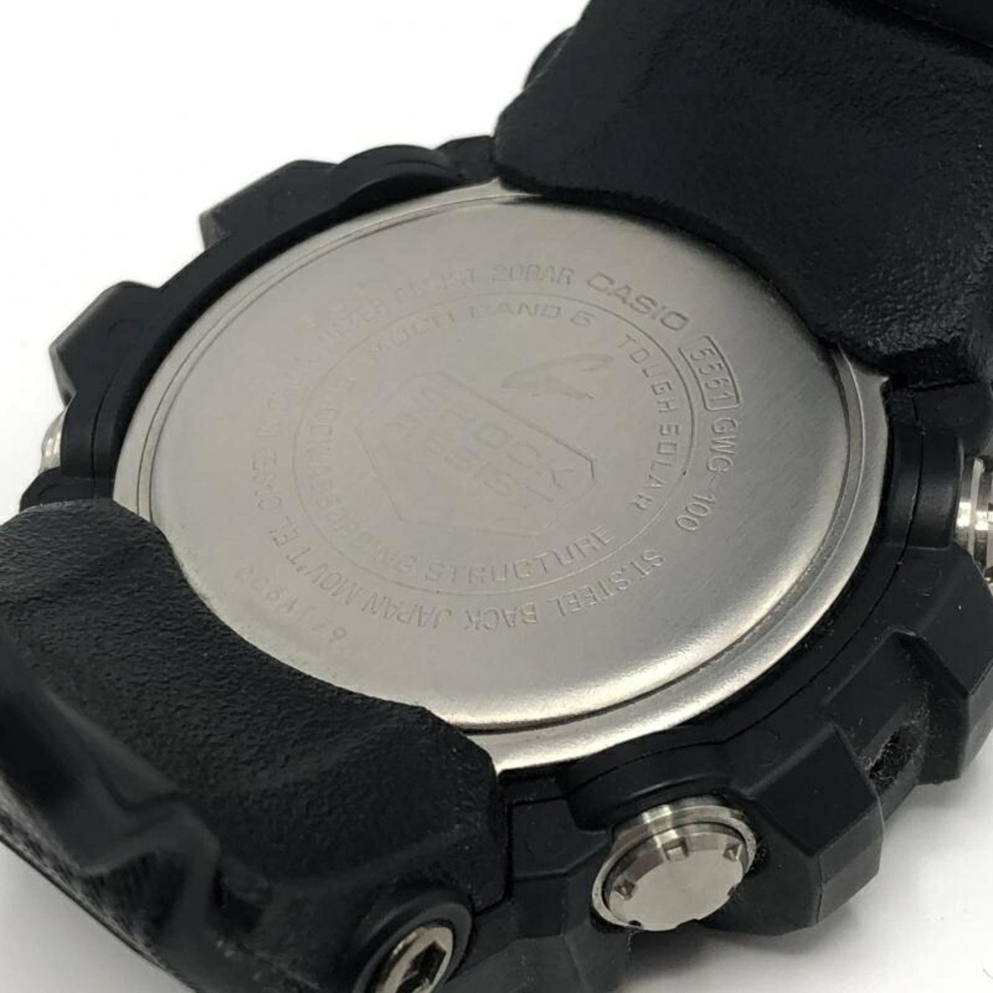 Casio CASIO G-SHOCK GWG-100 Watch Black Casio G-Shock Size ONE SIZE - 4 Thumbnail
