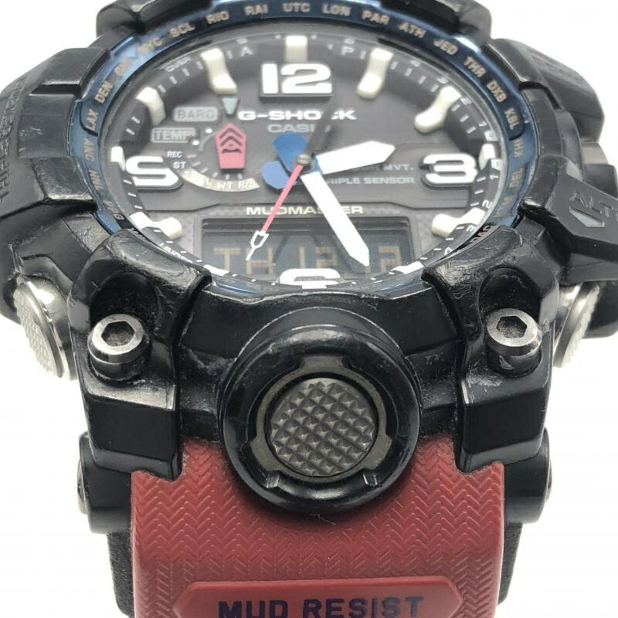 Casio CASIO G-SHOCK GWG-1000RD Wristwatch Black Red Casio G-Shock Size ONE SIZE - 6 Thumbnail