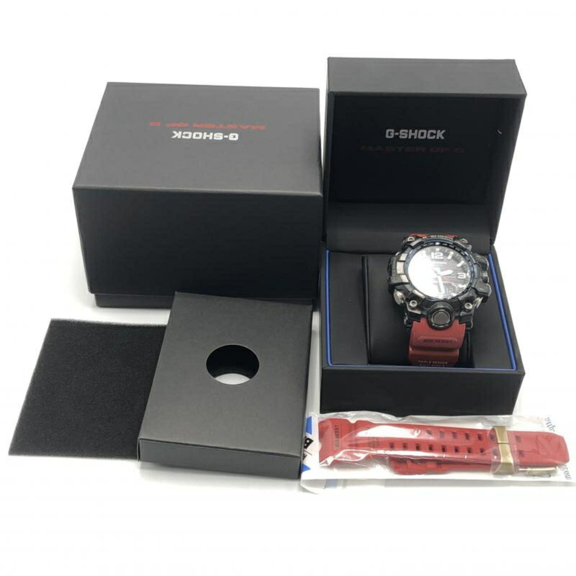 Casio CASIO G-SHOCK GWG-1000RD Wristwatch Black Red Casio G-Shock Size ONE SIZE - 9 Thumbnail