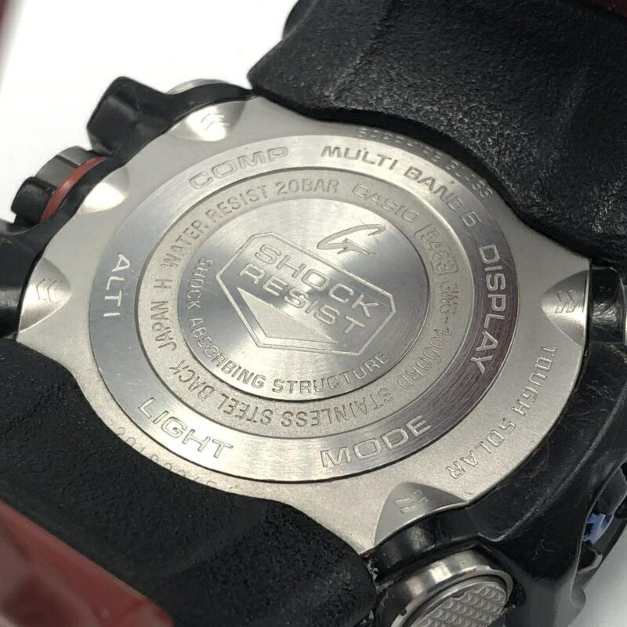 Casio CASIO G-SHOCK GWG-1000RD Wristwatch Black Red Casio G-Shock Size ONE SIZE - 3 Thumbnail