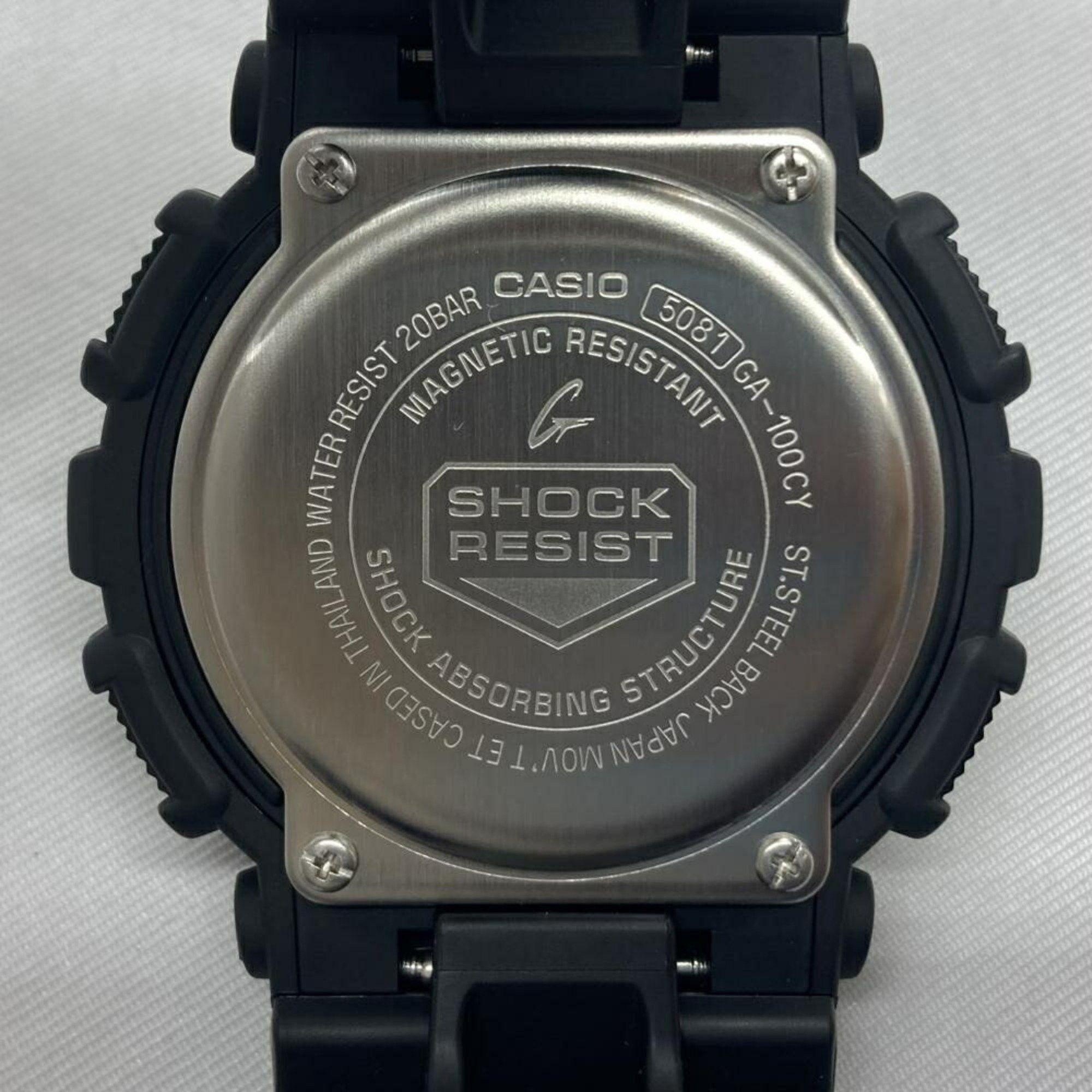 Casio CASIO G-SHOCK GA-100CY-1AJF Casio G-Shock Black x Yellow Size ONE SIZE - 5 Thumbnail
