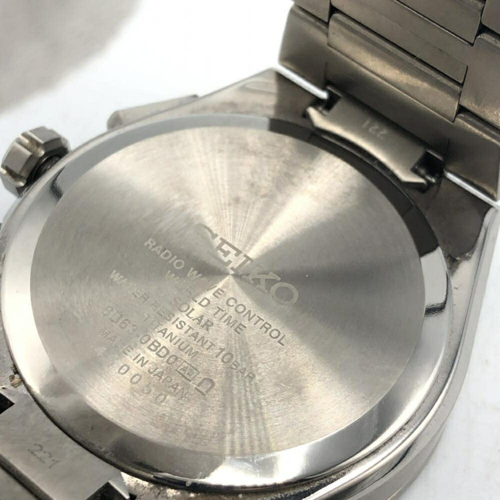 Seiko SEIKO Astron Nexter Titanium Radio Solar 8B63-0BD0 Seiko Size ONE SIZE - 9 Thumbnail