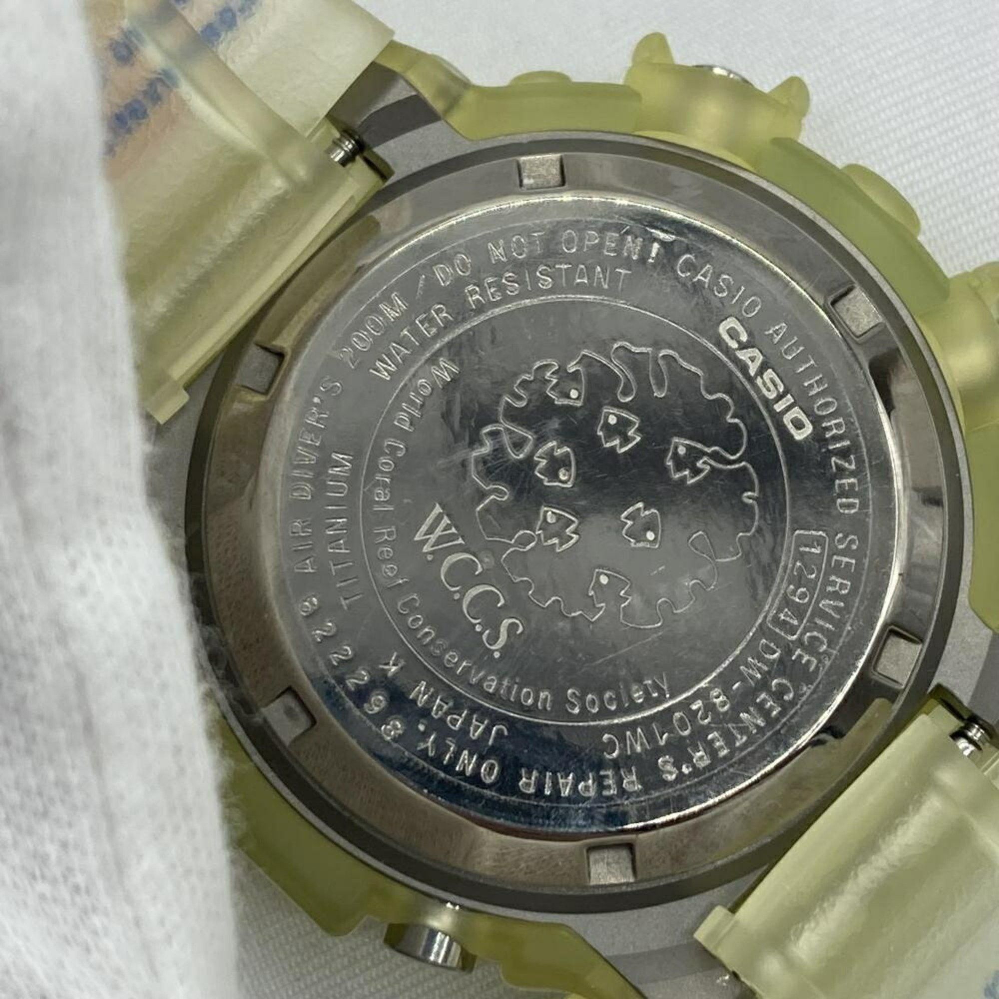 Casio Casio G-SHOCK FROGMAN W.C.C.S DW-8201WC-2T Frogman World Coral Reef Conservation Society Skeleton Size ONE SIZE - 4 Thumbnail
