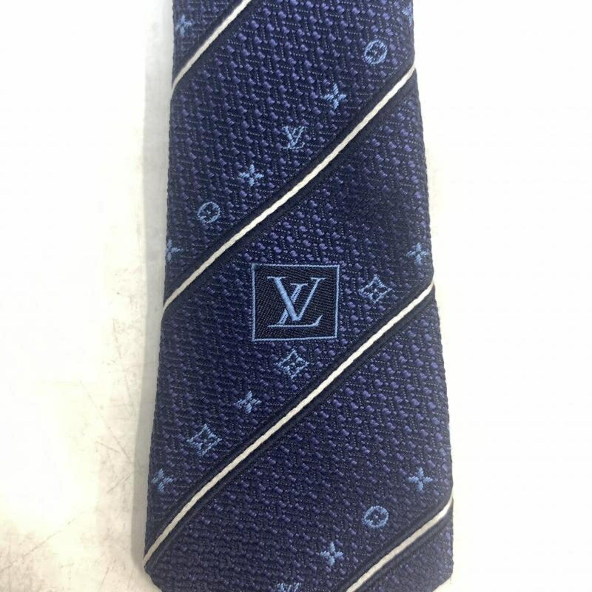 Louis Vuitton LOUIS VUITTON Tie Monogram Stripes 8CM M79442 Louis Vuitton Size ONE SIZE - 6 Thumbnail