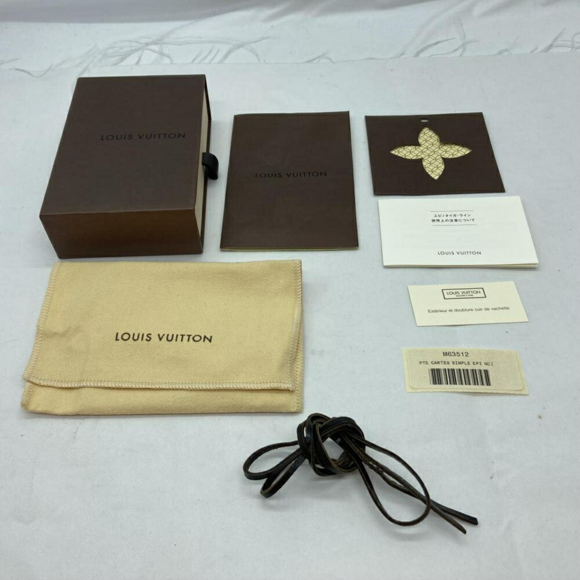 Louis Vuitton LOUIS VUITTON Business Card Holder/Card Case Porte Carte Sample Epi M63512 Size ONE SIZE - 7 Thumbnail
