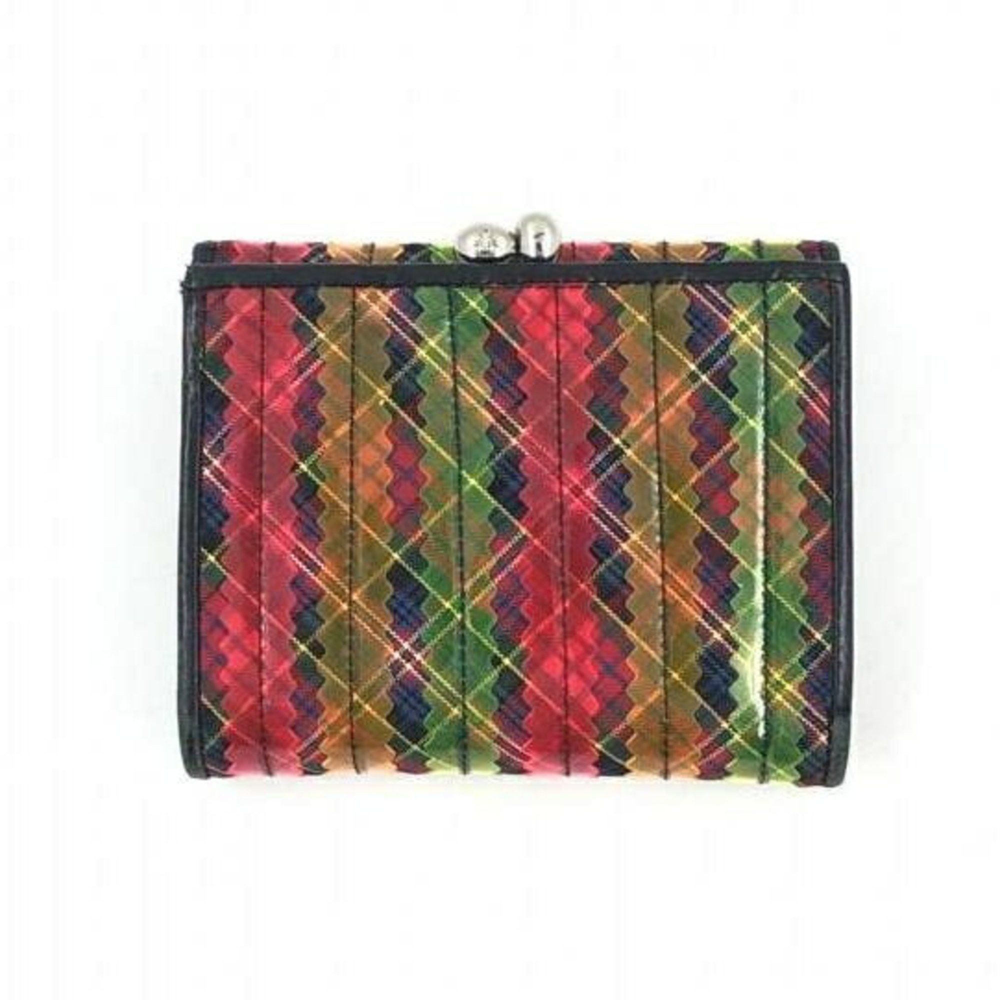 Vivienne Westwood VivienneWestwood Multi Check Stripe Tape Wallet Vivienne Westwood Size ONE SIZE - 2 Thumbnail