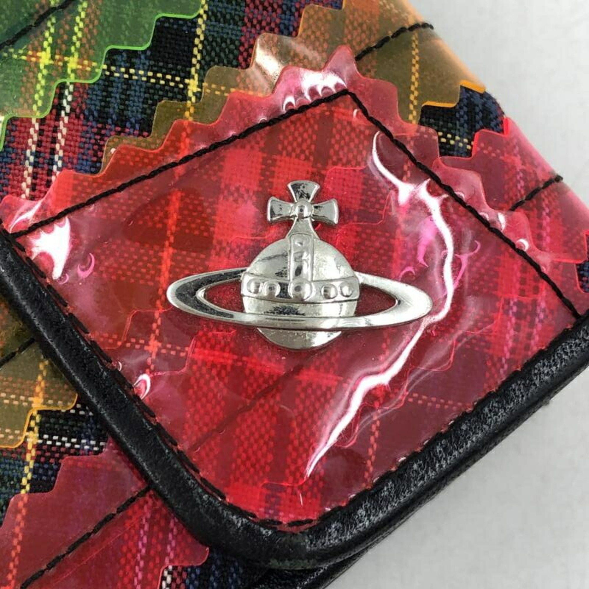 Vivienne Westwood VivienneWestwood Multi Check Stripe Tape Wallet Vivienne Westwood Size ONE SIZE - 7 Thumbnail