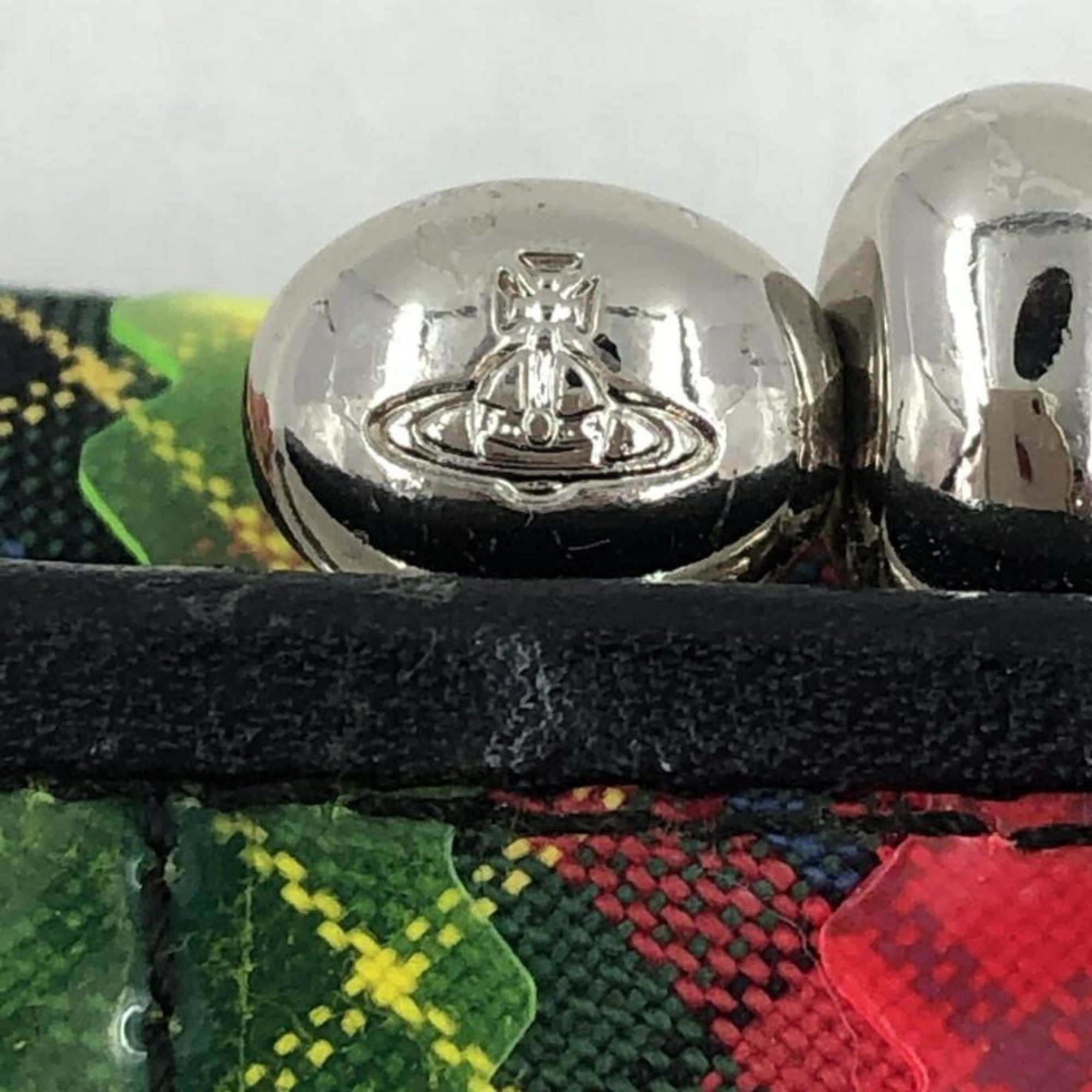 Vivienne Westwood VivienneWestwood Multi Check Stripe Tape Wallet Vivienne Westwood Size ONE SIZE - 8 Thumbnail