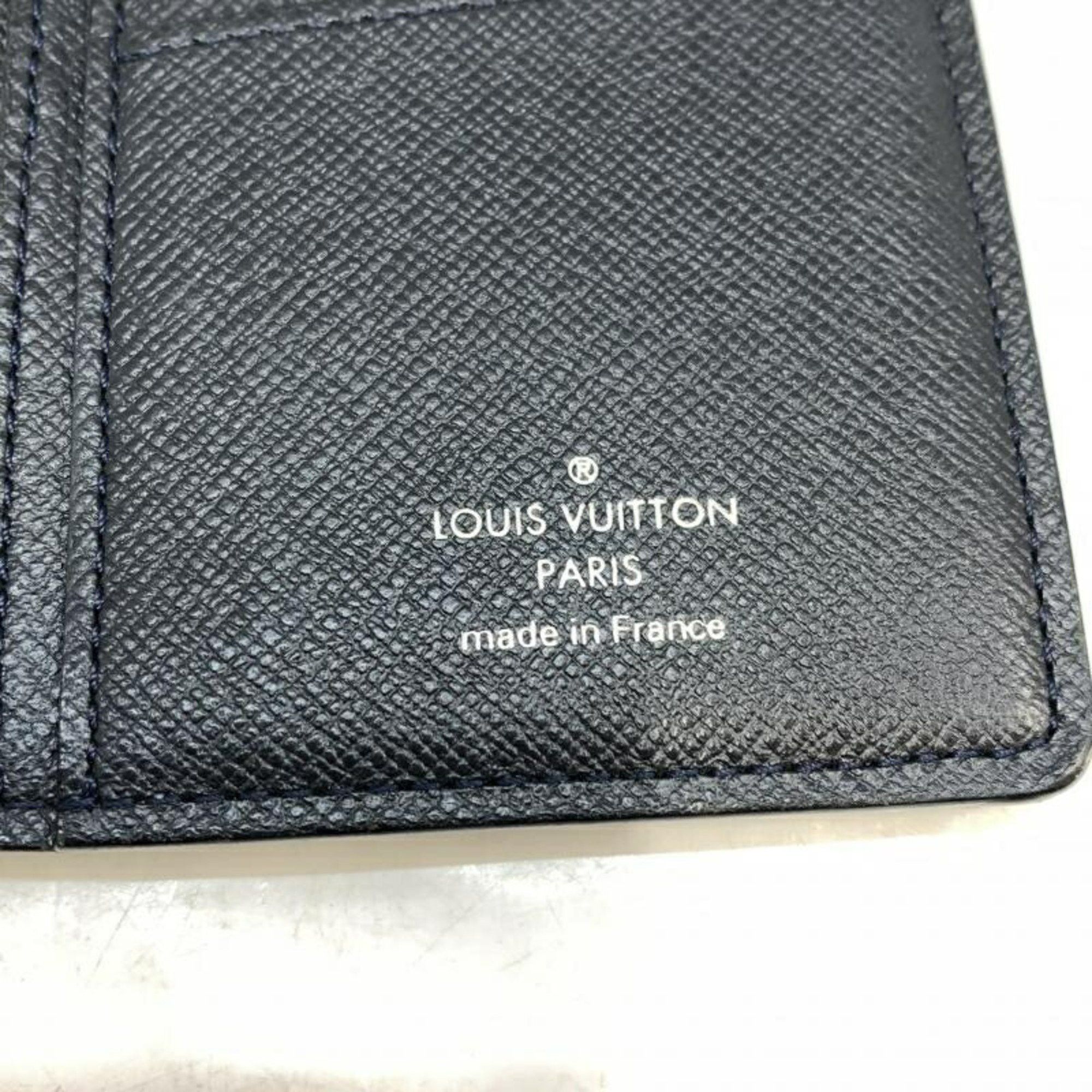 Louis Vuitton LOUIS VUITTON Taiga Portefeuille Brazza M30501 Louis Vuitton Size ONE SIZE - 4 Thumbnail