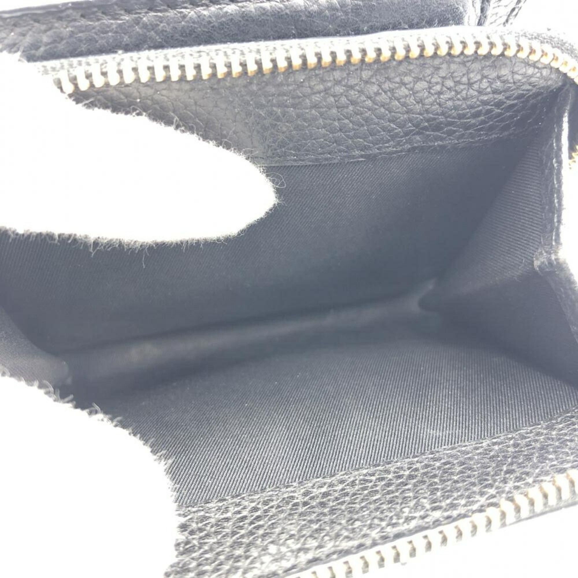 Tory Burch Tory Burch Bi-fold Wallet Black Round Grain Size ONE SIZE - 7 Thumbnail