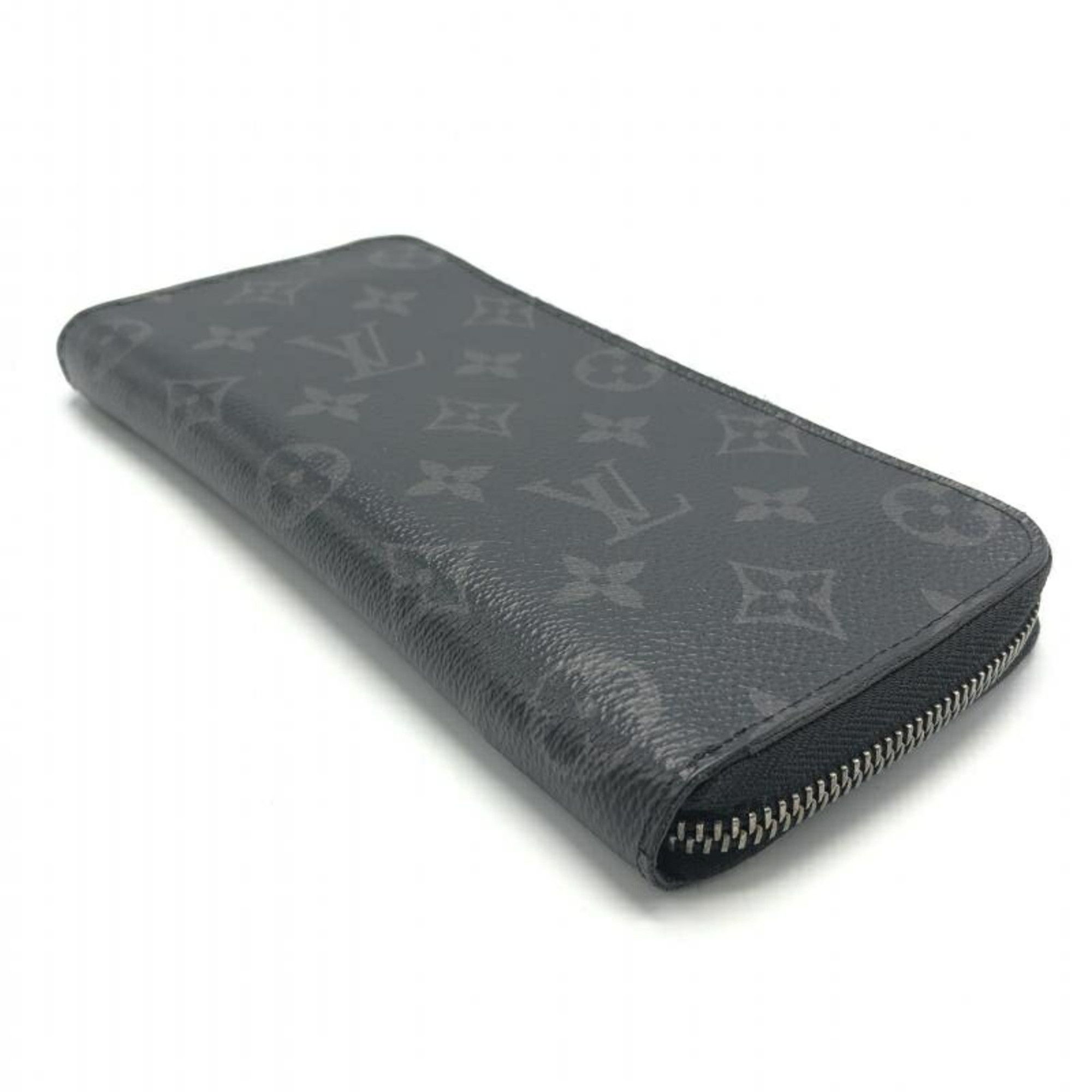 Louis Vuitton LOUIS VUITTON Zippy Wallet Vertical M62295 Monogram Eclipse Black Louis Vuitton Size ONE SIZE - 3 Thumbnail