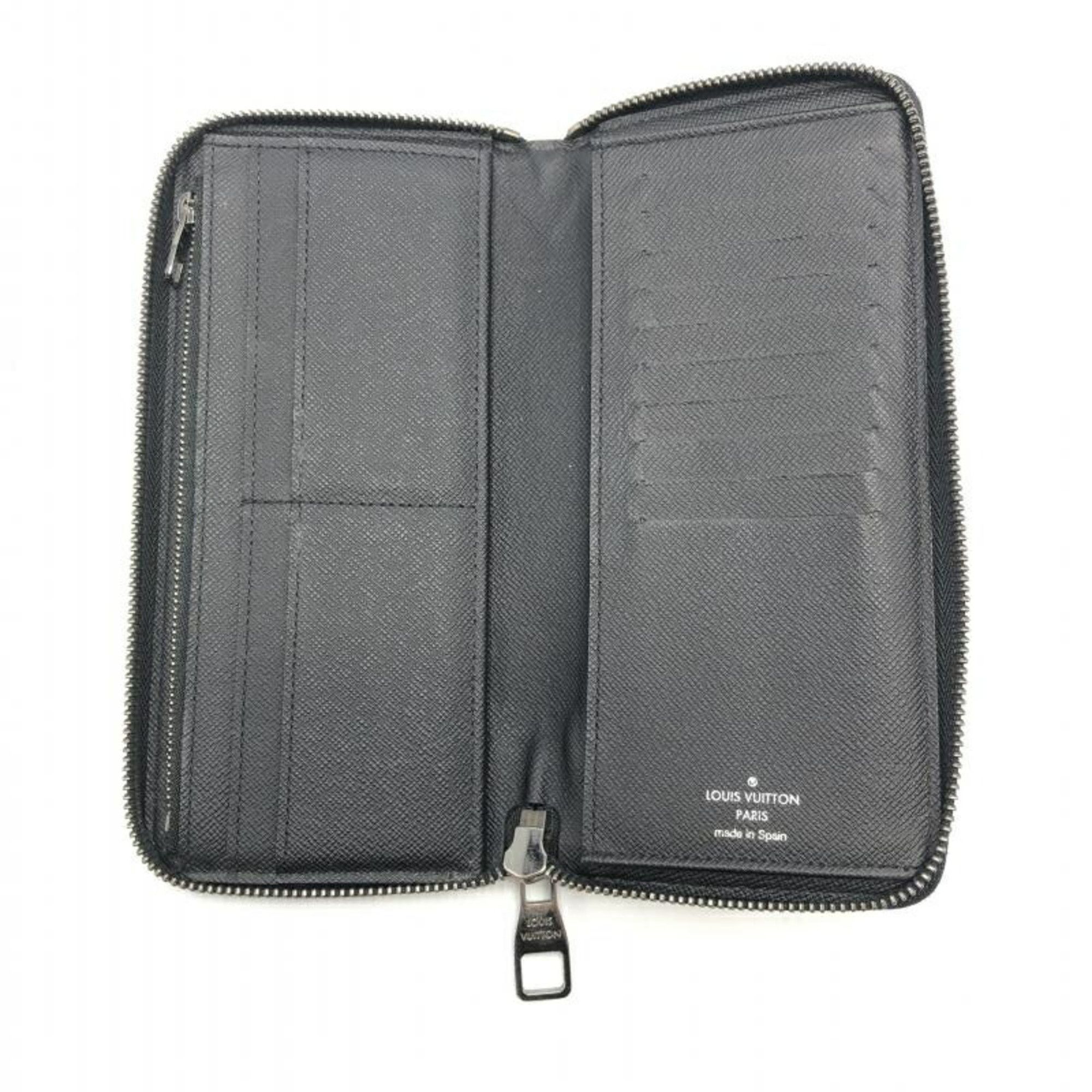 Louis Vuitton LOUIS VUITTON Zippy Wallet Vertical M62295 Monogram Eclipse Black Louis Vuitton Size ONE SIZE - 5 Thumbnail