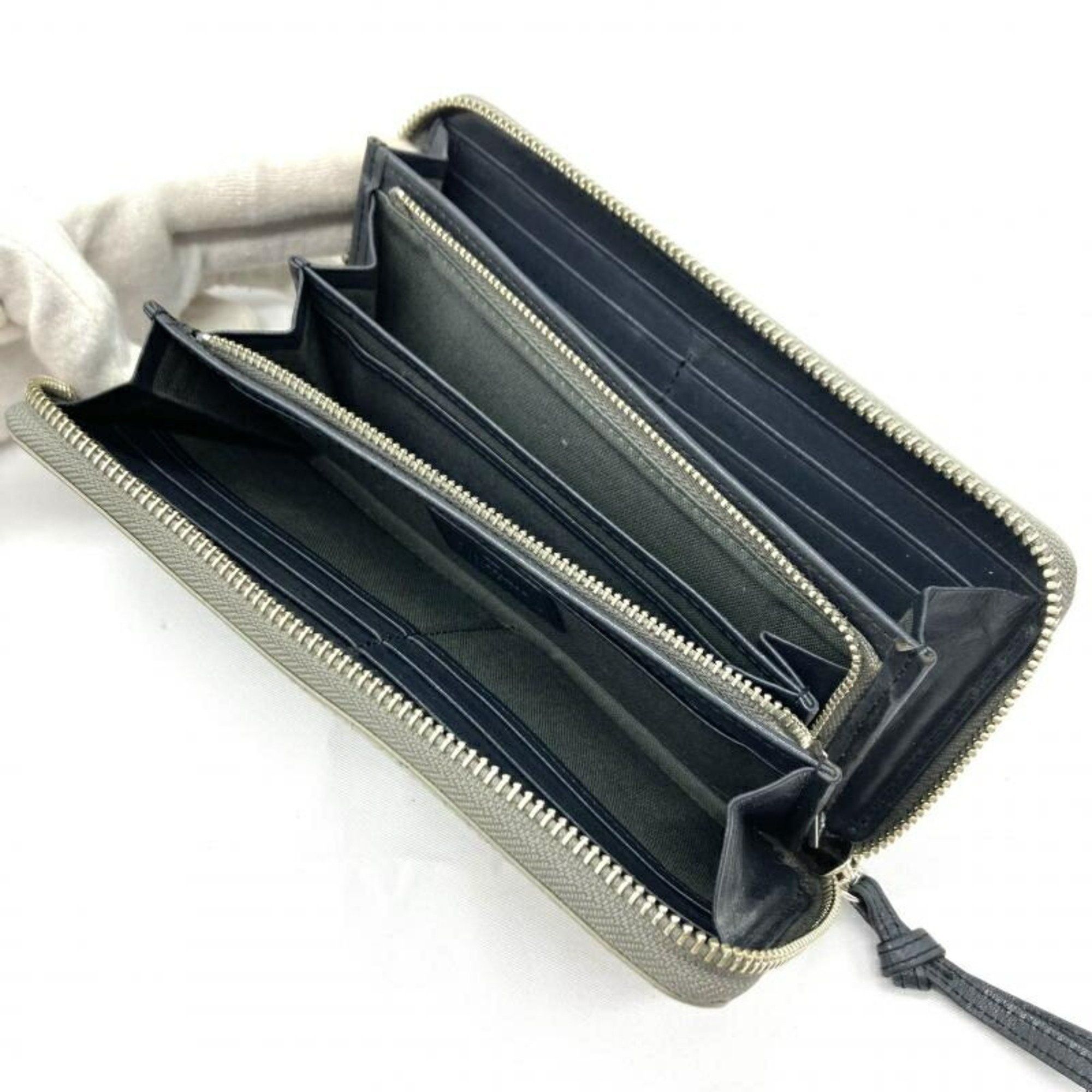 Vivienne Westwood Vivienne Westwood x Farrel Nissa Long Wallet Grey Size ONE SIZE - 5 Thumbnail