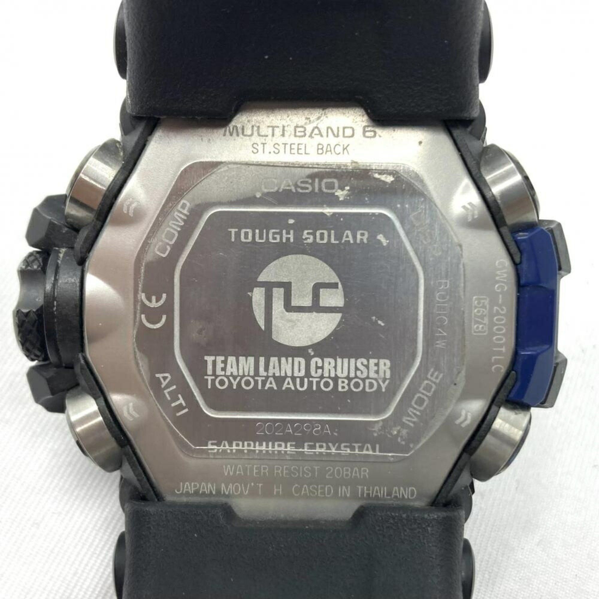 Casio CASIO G-SHOCK MUDMASTER GWG-2000TLC-1AJR MASTER OF G-LAND Radio Solar Sensor Mudmaster Size ONE SIZE - 6 Thumbnail